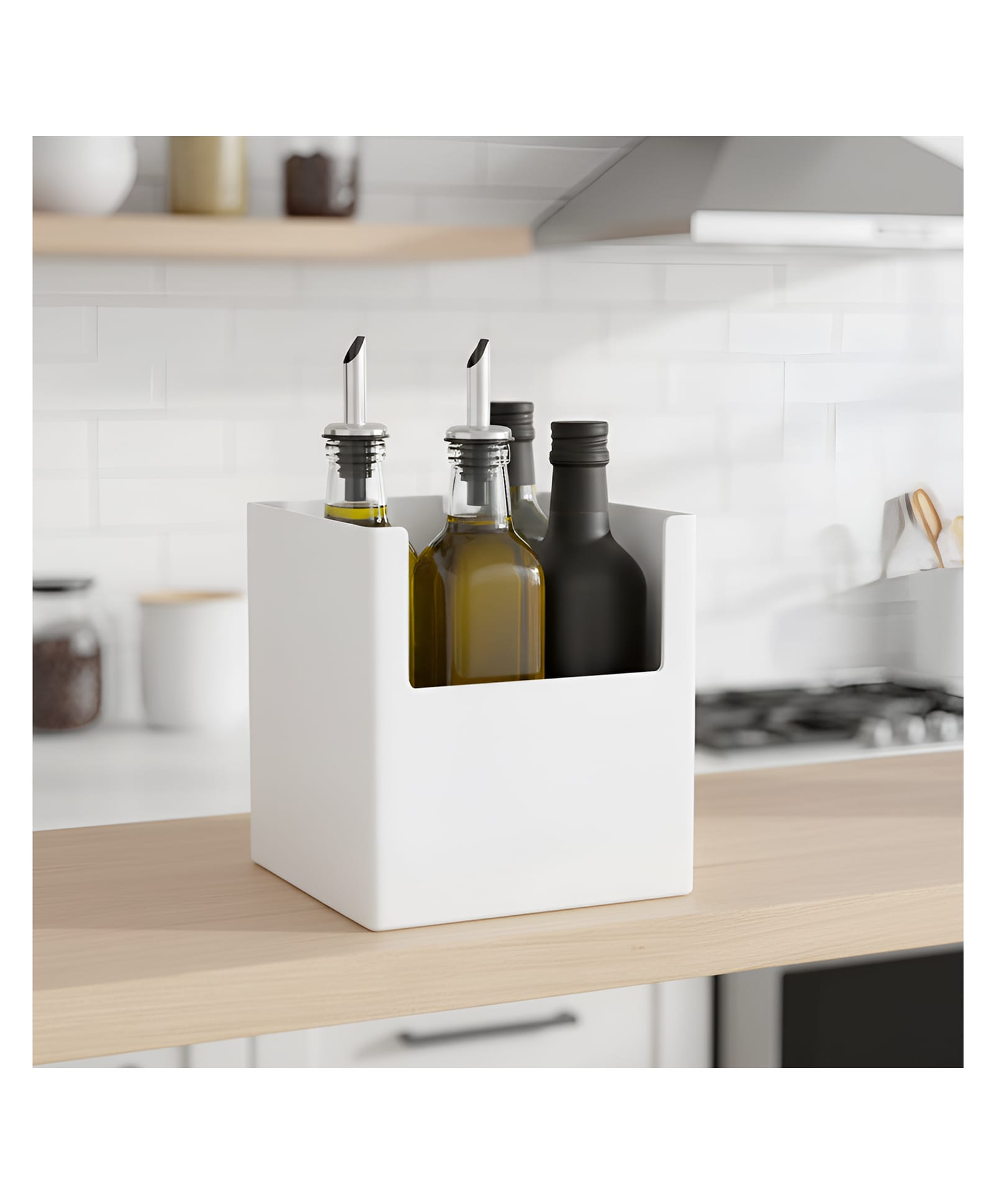STOR Modular Storage Organiser | White PET Plastic | Stackable Pantry Container | Kitchen Organizer-picture-20