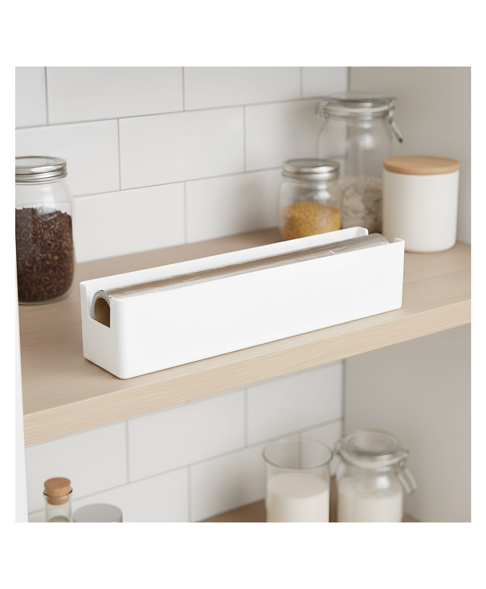 STOR Modular Storage Organiser | White PET Plastic | Stackable Pantry Container | Kitchen Organizer-picture-18