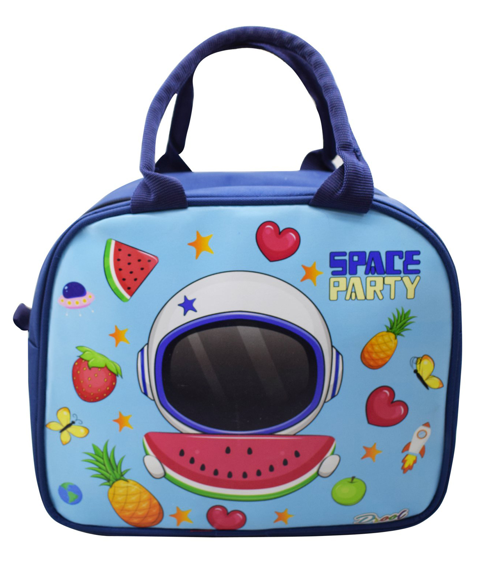 Asera Pack of 1 Space Theme Lunch Bag Birthday Return Gifts-Blue-picture-22