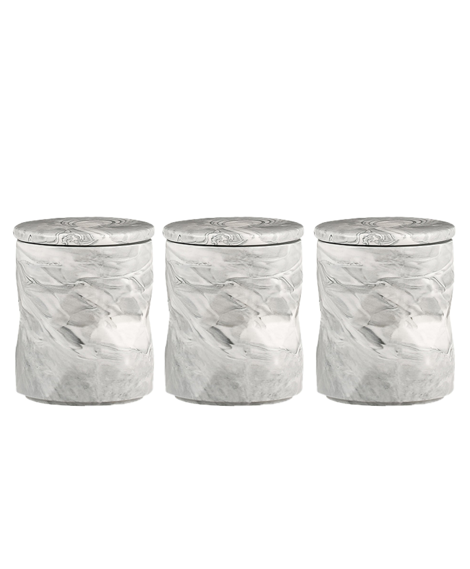 the better home Ceramic Jars with Ceramic Lid|Set of 3 without holder|740ml Each | PLSM30 | Multi-colour-picture-33