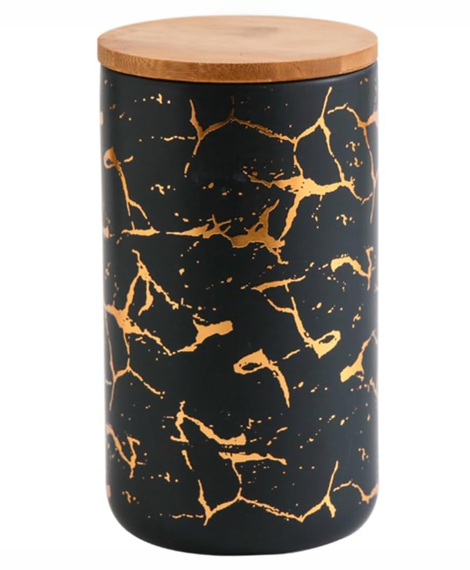 umai 2 Ceramic Jar | 1000ml | Black with print | YX13-L-BK-picture-17