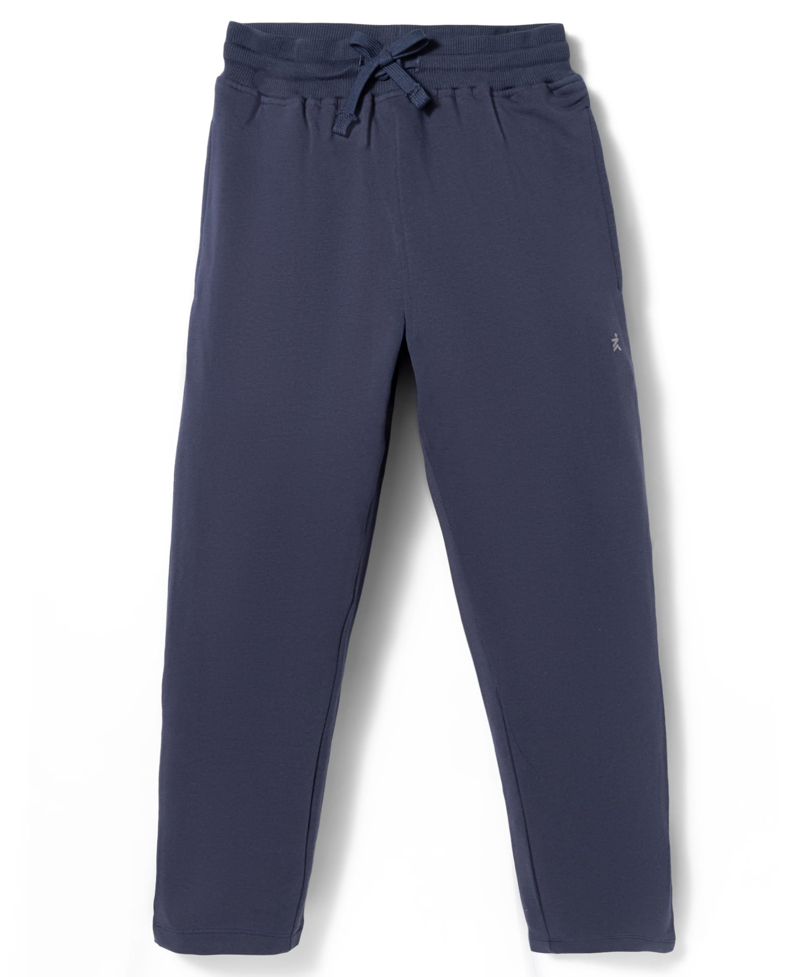 Doreme Knitted Full Length Solid Color Lounge Pant - Navy Blue-image-17