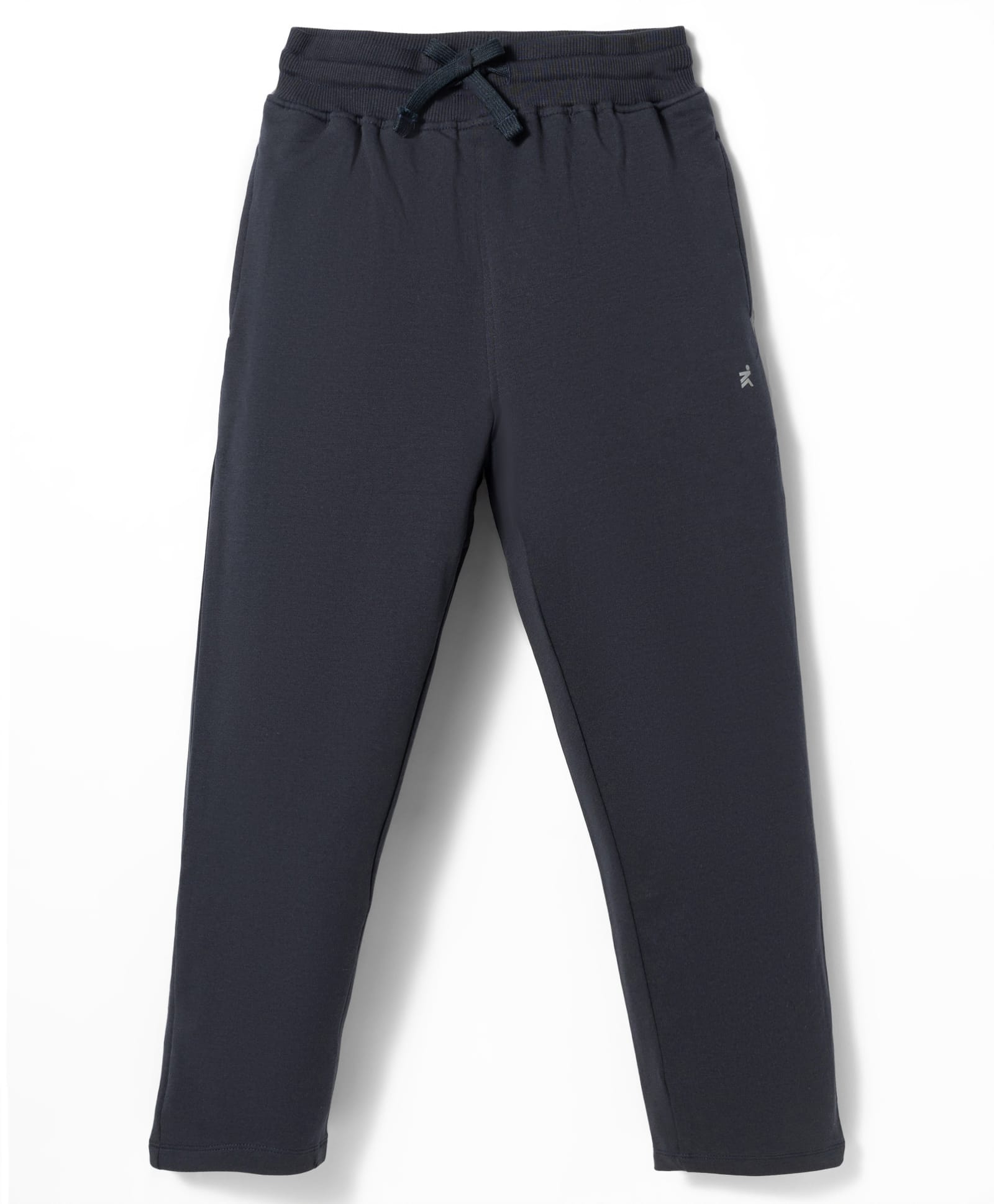 Doreme Knitted Full Length Solid Color Lounge Pant - Navy Blue-image-15