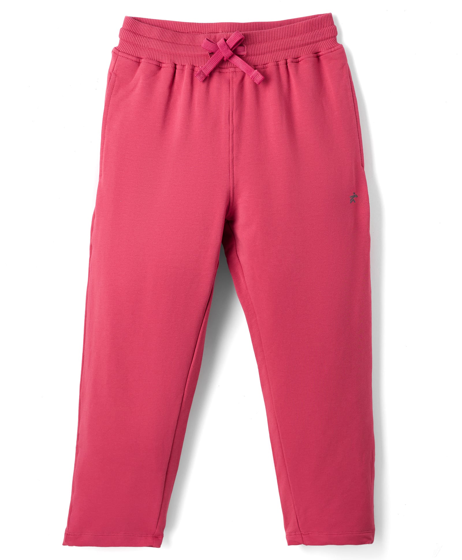 Doreme Knitted Full Length Solid Color Track Pant - Pink-picture-21