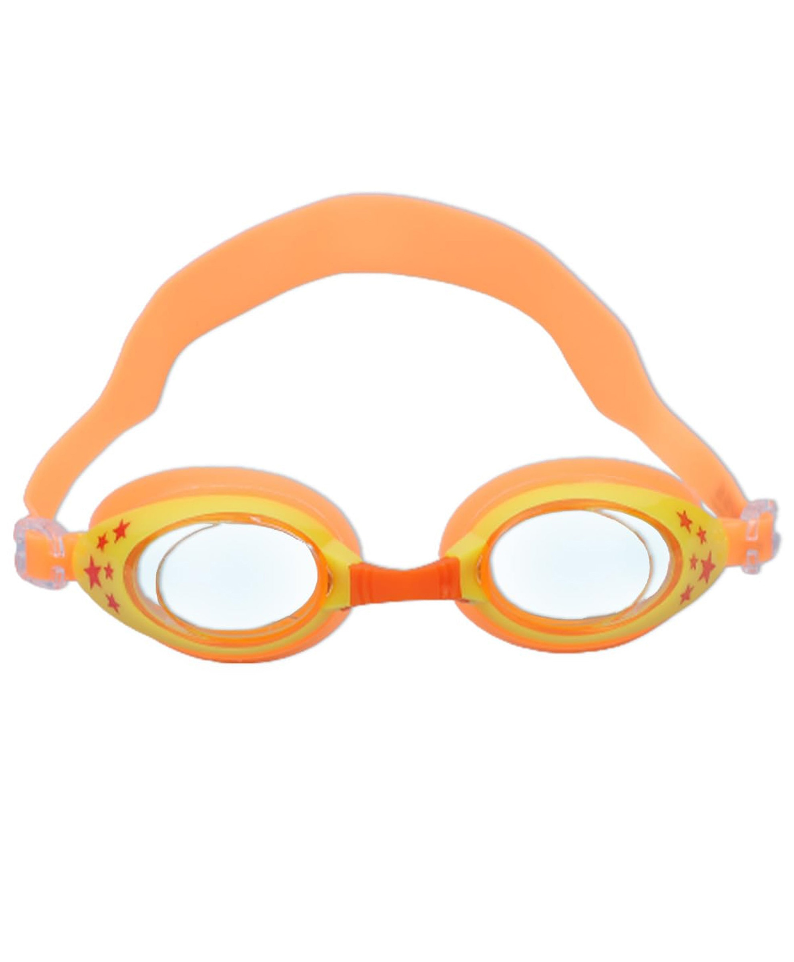 Strauss Swimming Goggles With Anti-Fog & UV Protection for Kids, Adults - Fully Adjustable With Case Cover (Blue/White)-picture-1