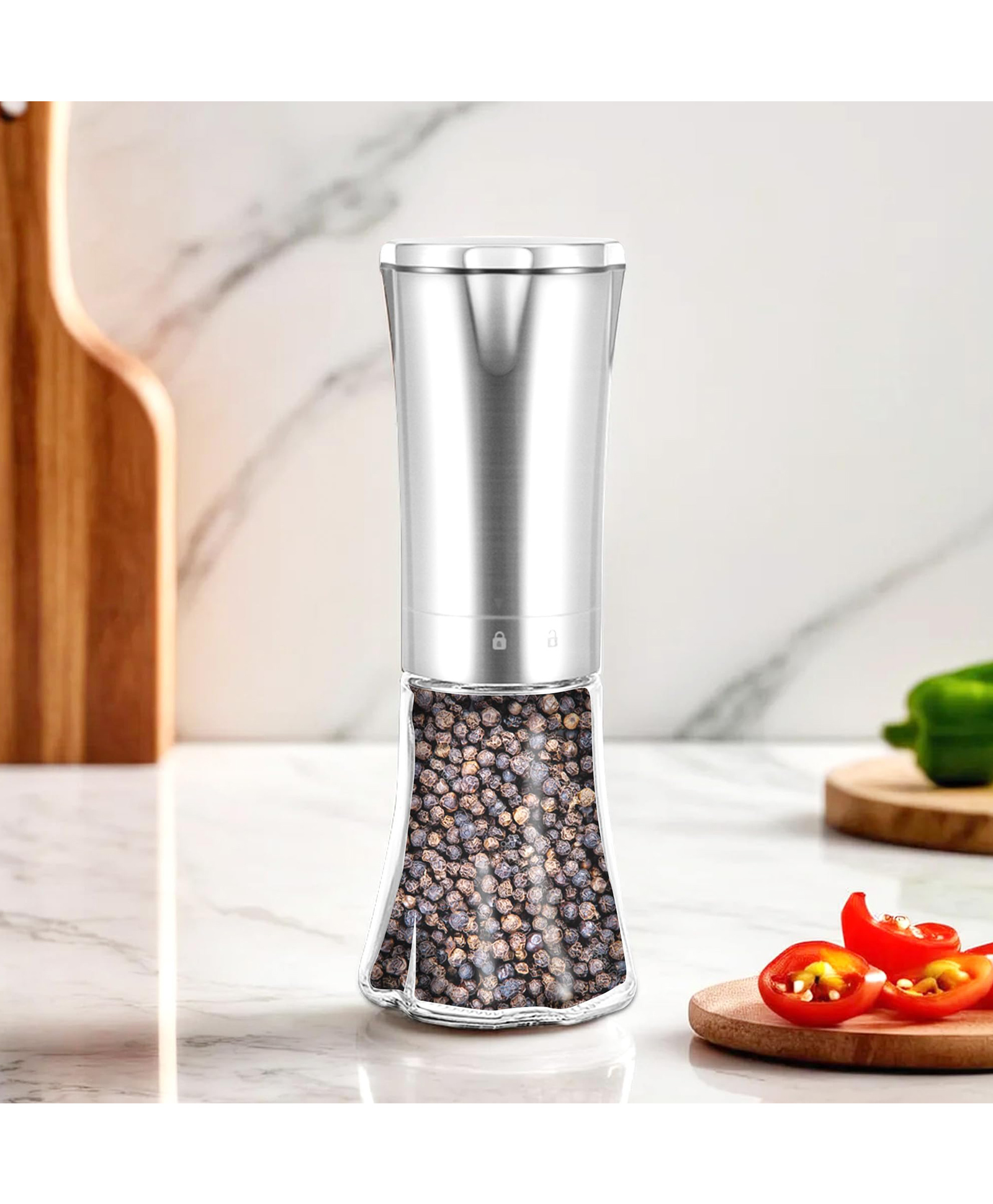 the better home Salt pepper Mill | 1050011 | Silver-picture-11