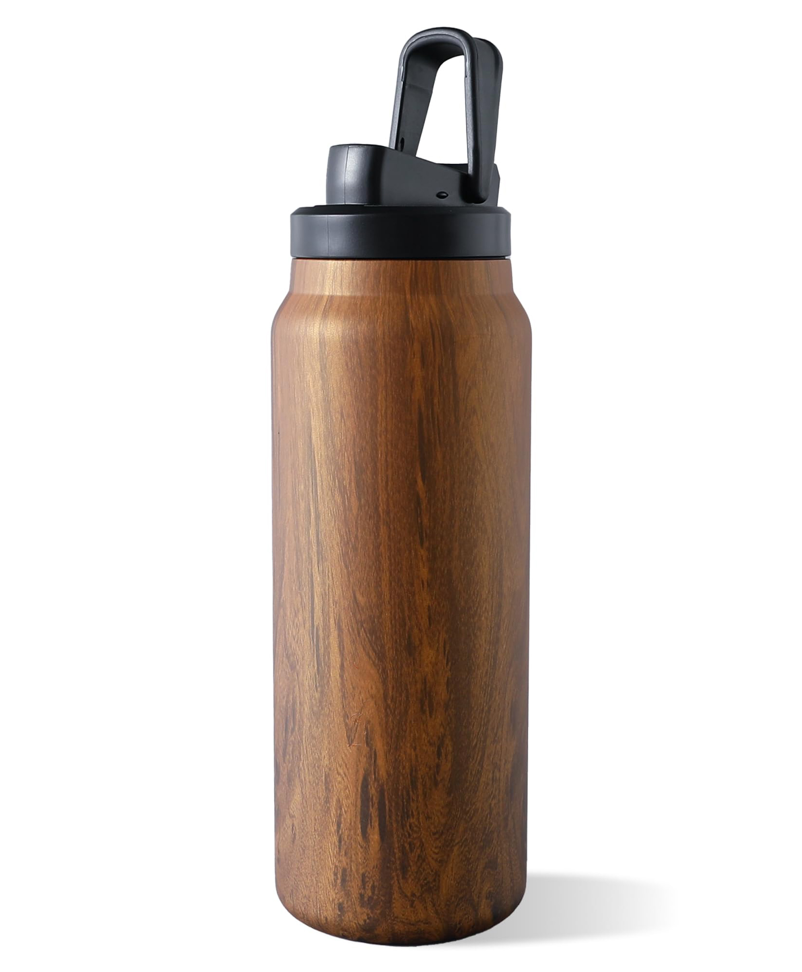 The Better Home Pulse | 900ml Stainless Steel Vacuum Insulated Printed Water Bottle | Insulation Upto 6-12 Hours | BPA Free | Gym | Office | Home | Travel | Wooden Brown Print-image-12