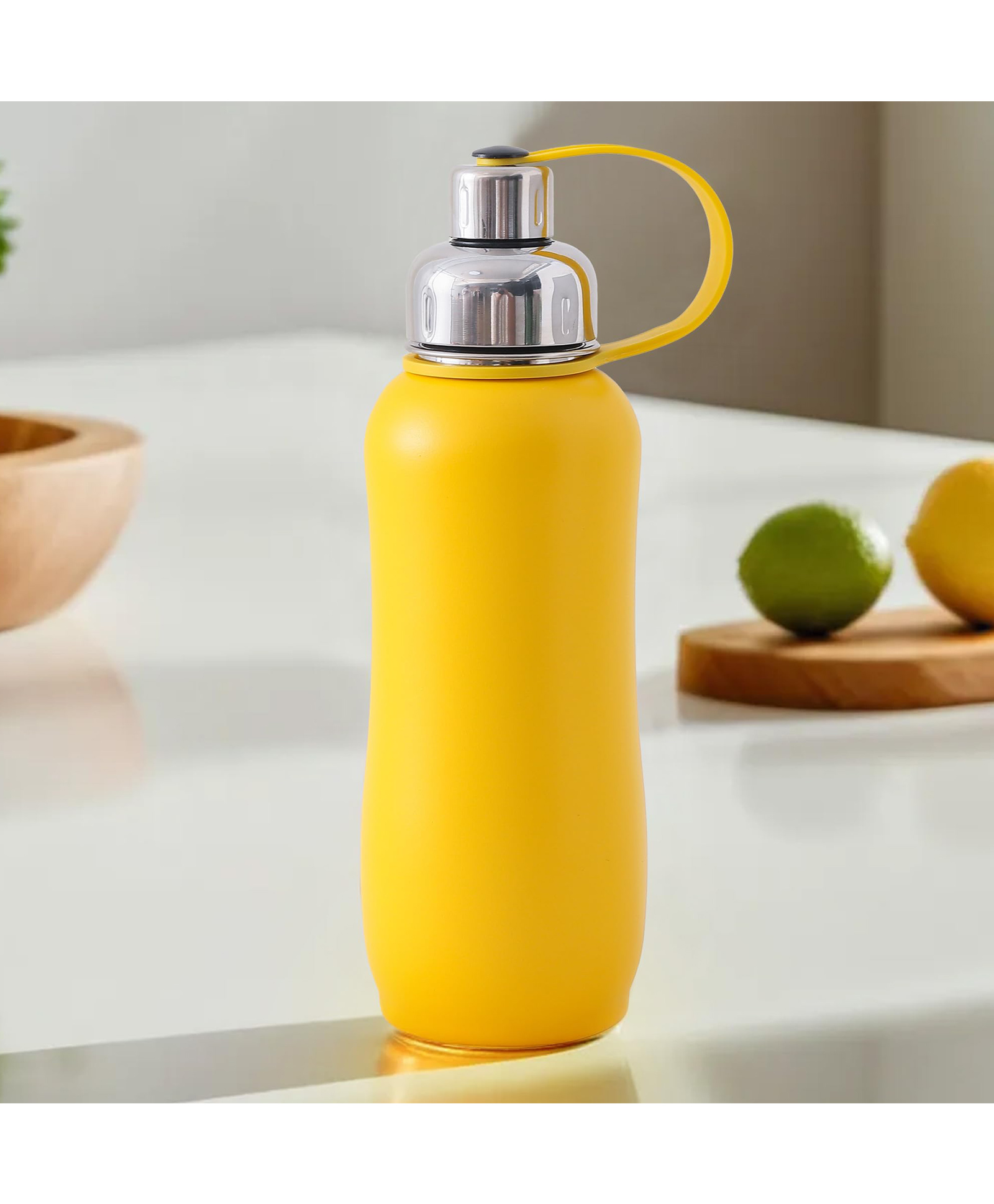 The Better Home 750ml Insulated Thermosteel Bottle | Hot and Cold Water Bottle for Office, Gym, School | Leakproof | Vacuum Insulated Water Bottles | Easy Carry Flask for Kids/Adults | Yellow-picture-27