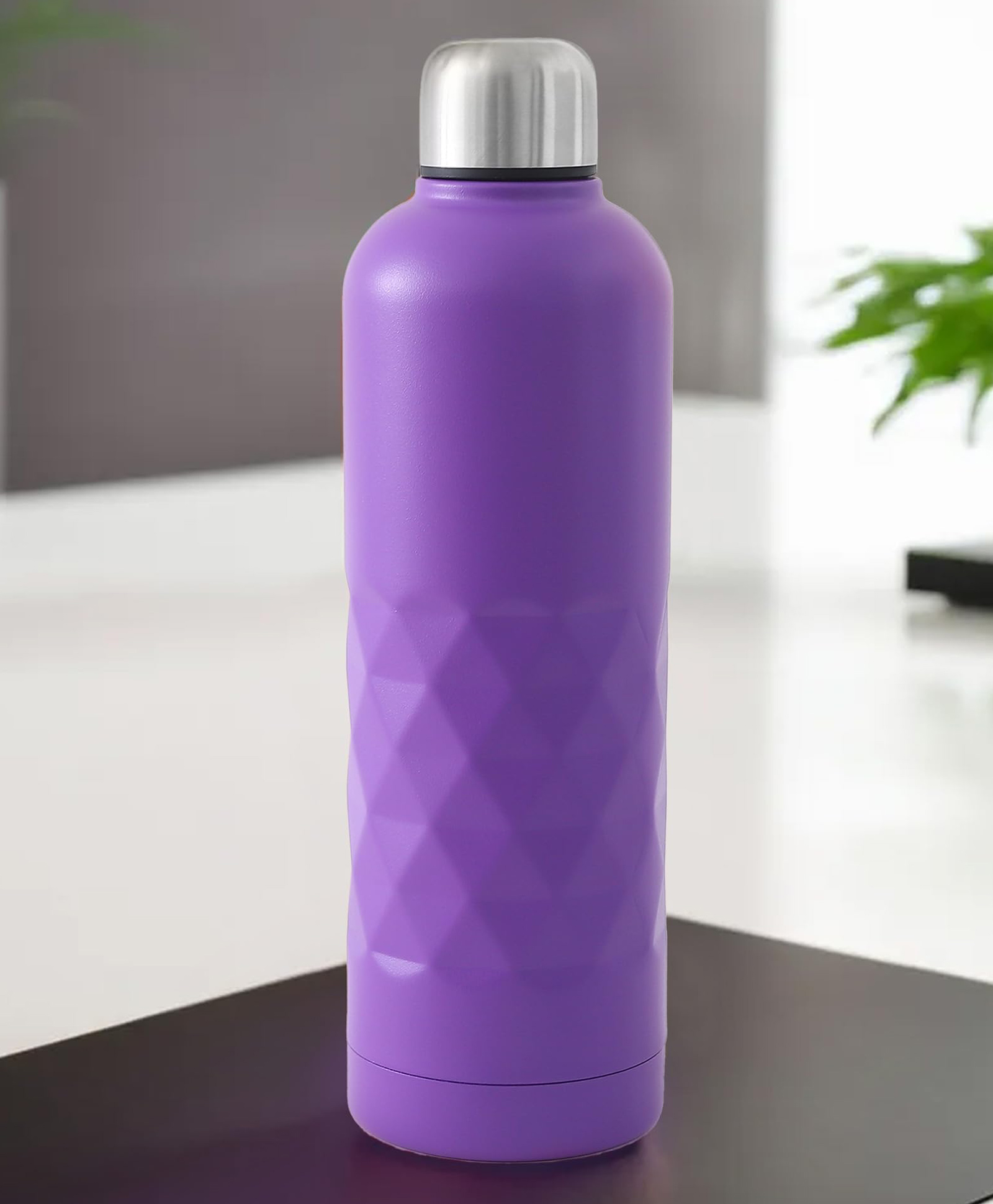 The Better Home Insulated Thermosteel Bottle 750ml | Small Flask Water Bottle for Kids School | Hot and Cold Water Bottle | Gym Bottles for Men/Women | Leakproof Screw Cap | (Purple)-image-29