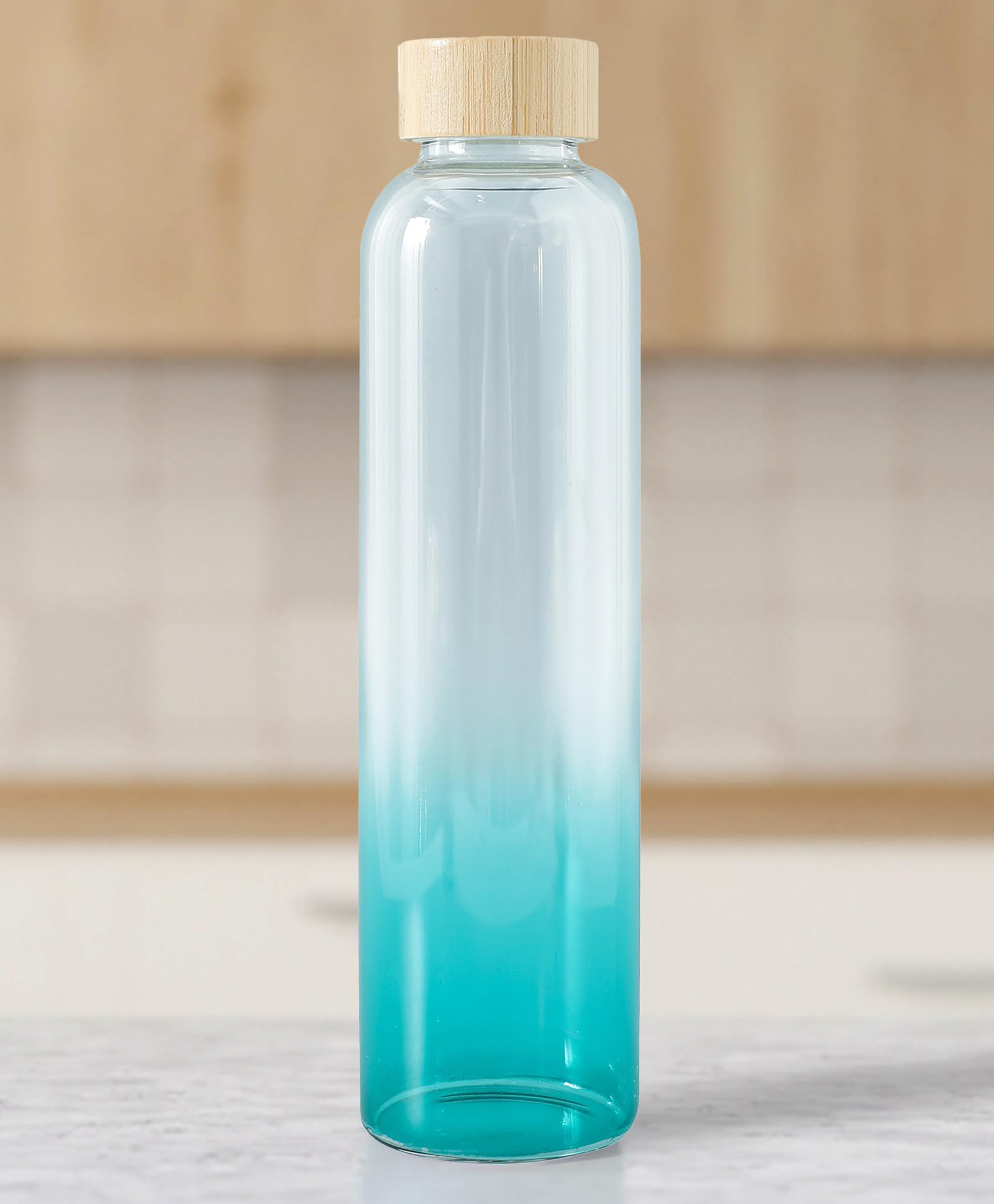 The Better Home Borosilicate Glass Water Bottle with Sleeve (750ml) | Non Slip Silicon Sleeve & Bamboo Lid | Fridge Water Bottles for Men, Women (BabyGreen)-image-39
