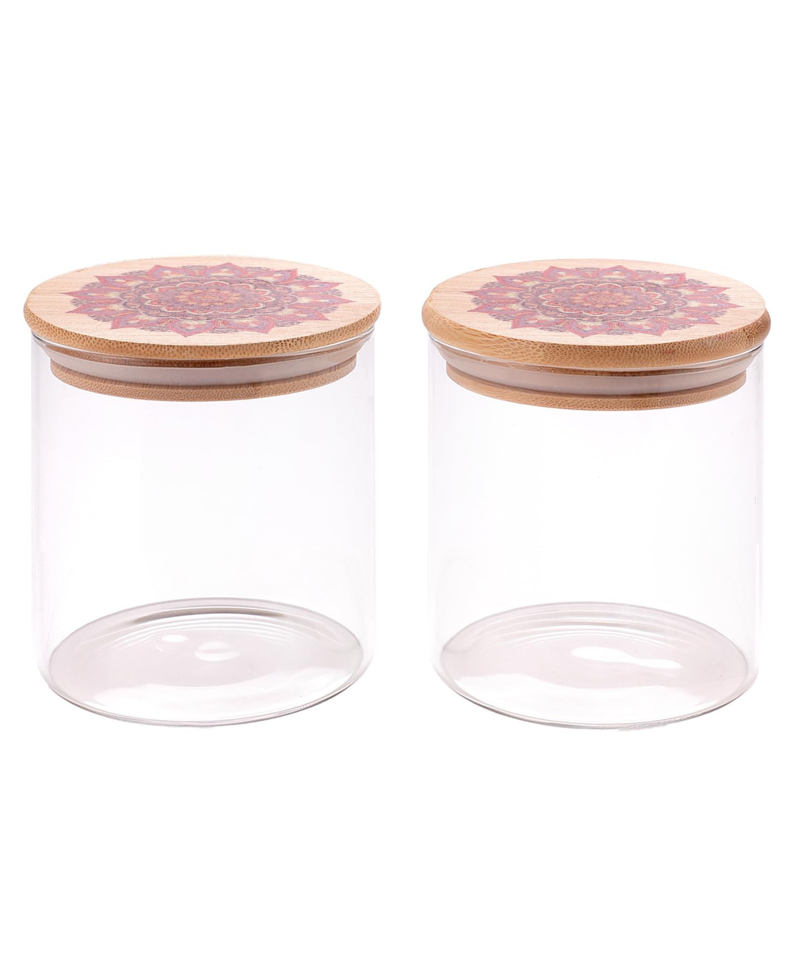 The Better Home Borosilicate Kitchen Containers with Printed Bamboo Lid | 2Pcs-300 ml Each | Spice Jars for Kitchen | Airtight Jars for Kitchen Storage | Glass Jars for Spices, Dry Fruits, Nuts, Sugar-image-37