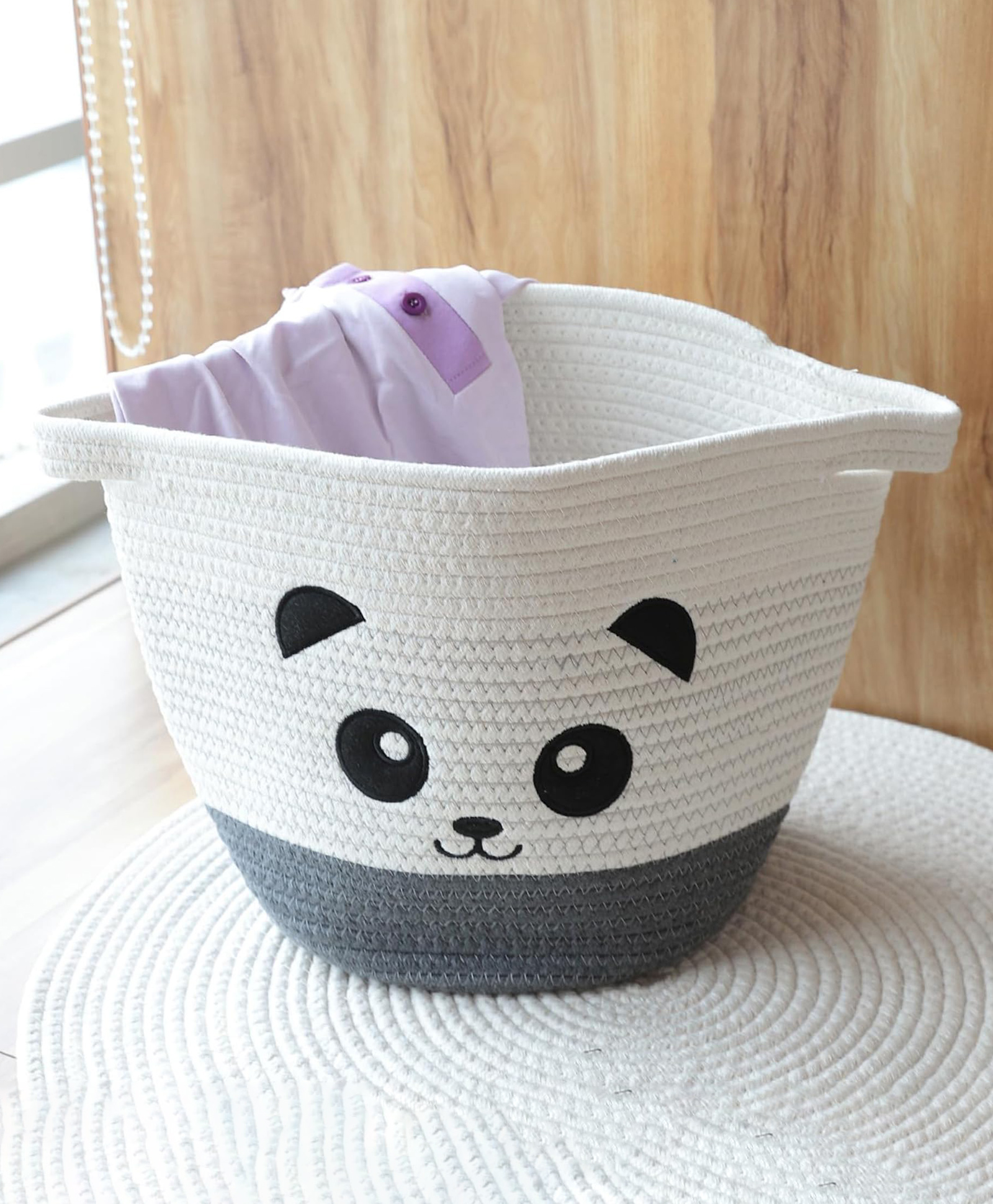 The Better Home Storage Basket-20D3-464-White-Black-picture-36