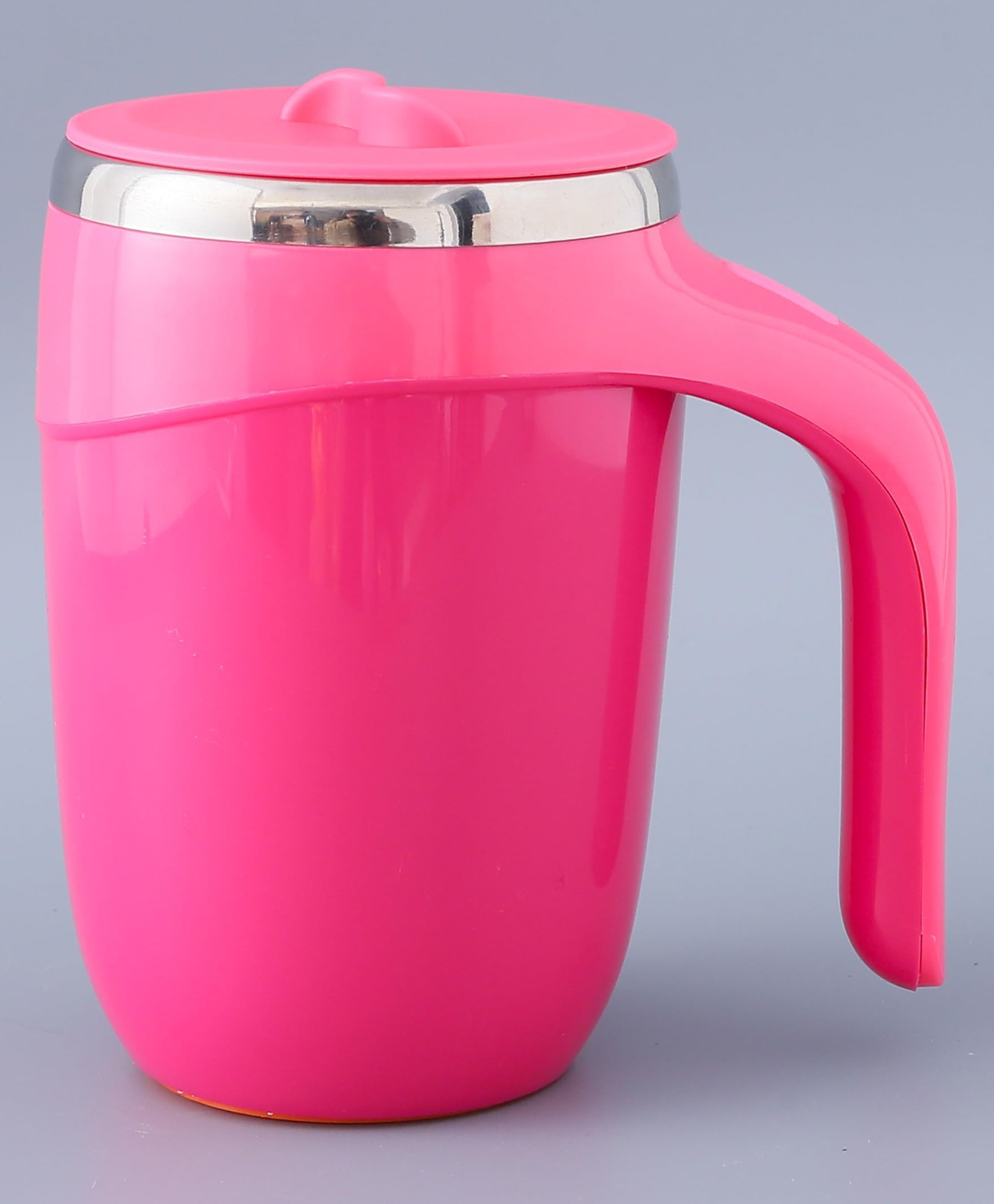 The Better Home Anti Fall Tumbler Stainless Steel with Lid & Handle (500ml) | Doubled Walled Insulated Coffee Mug| Diwali Gift for Friends & Family | Insulated Coffee Tumbler for Home, Office | Pink-image-7