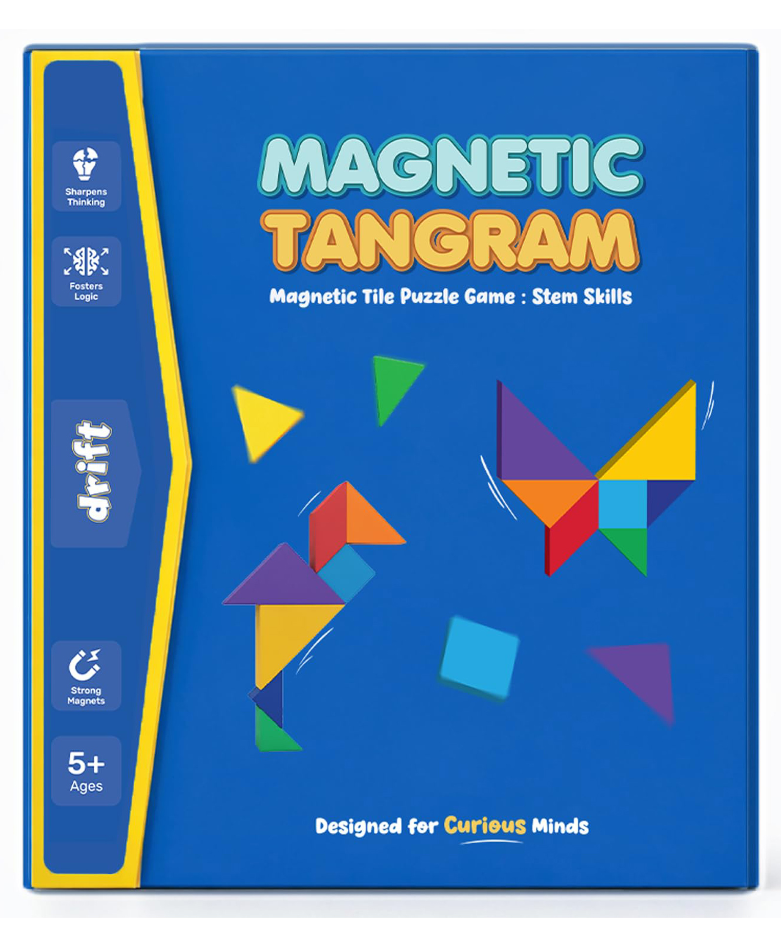 Cubelelo Drift Magnetic Tangram Puzzle - Blue-image-31