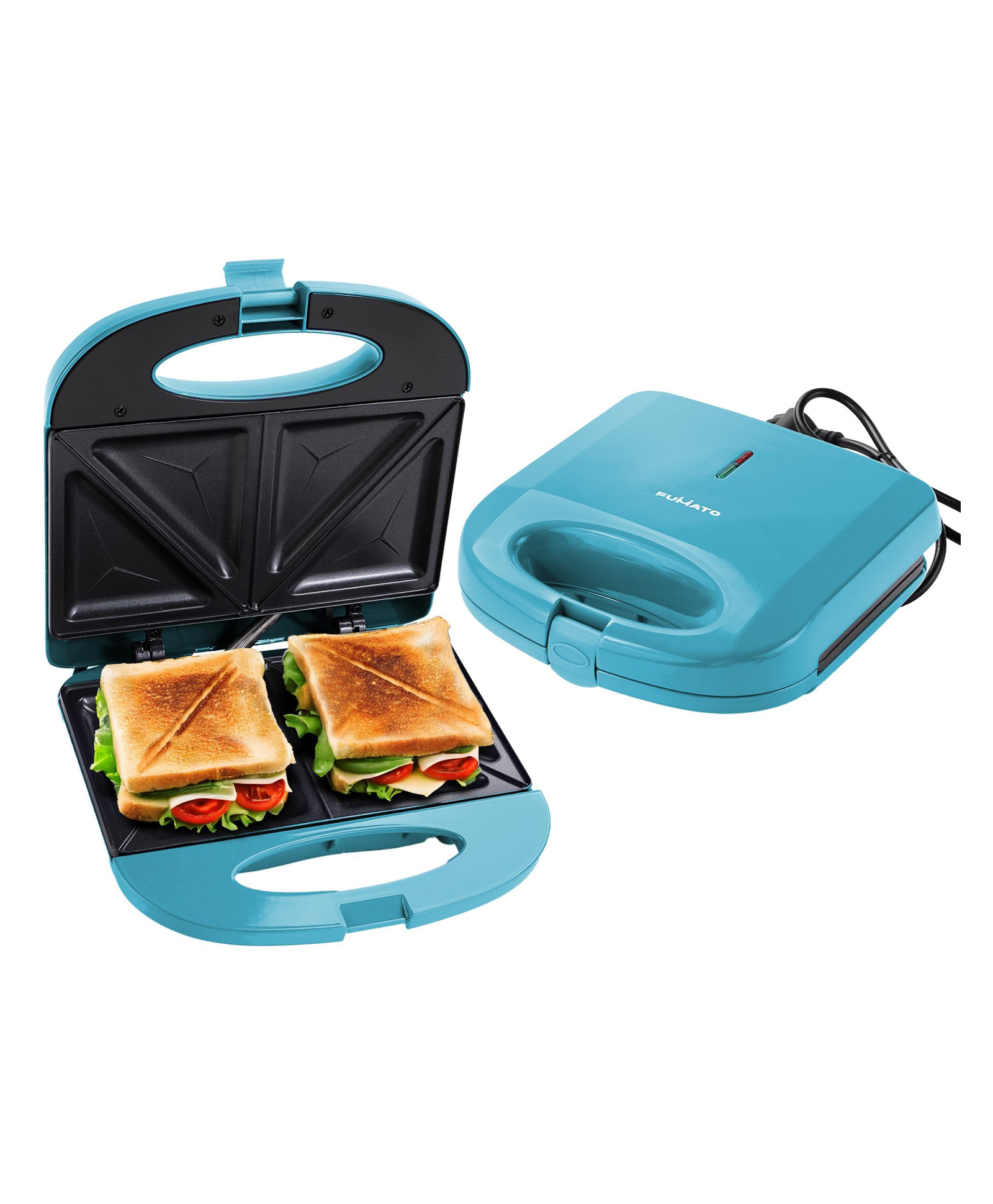 FUMATO Sandwich maker Teal (7709C)KJ-135B-image-17