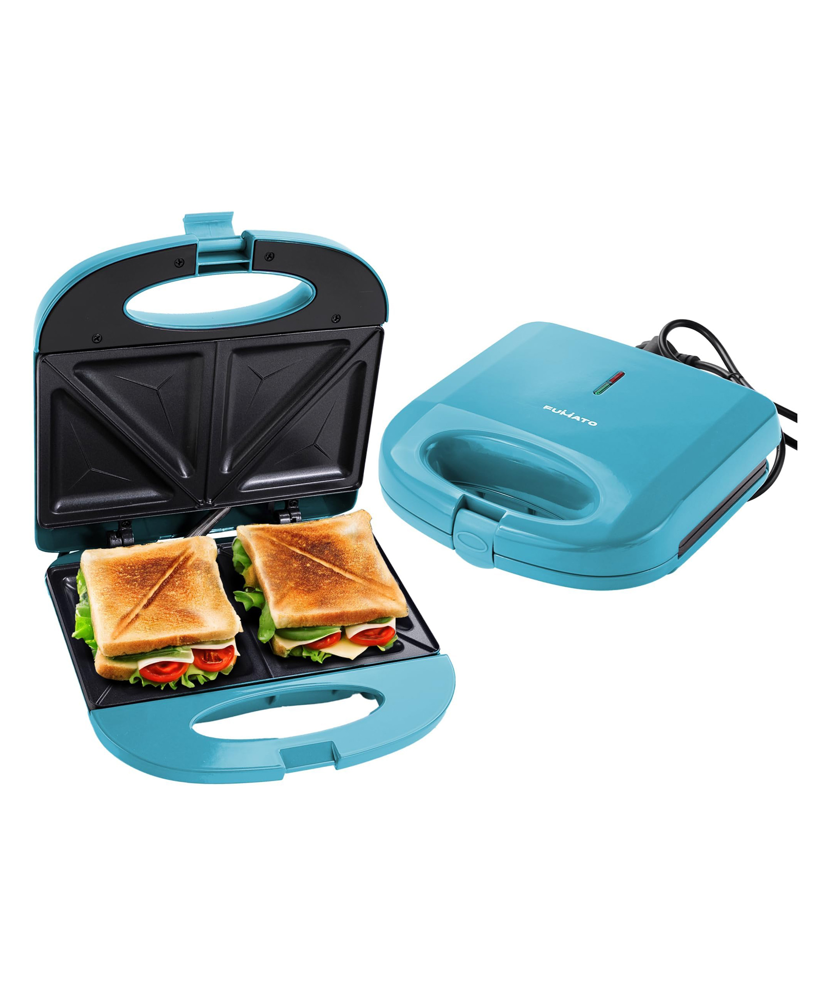 FUMATO Sandwich maker Teal (7709C)KJ-135B-image-18