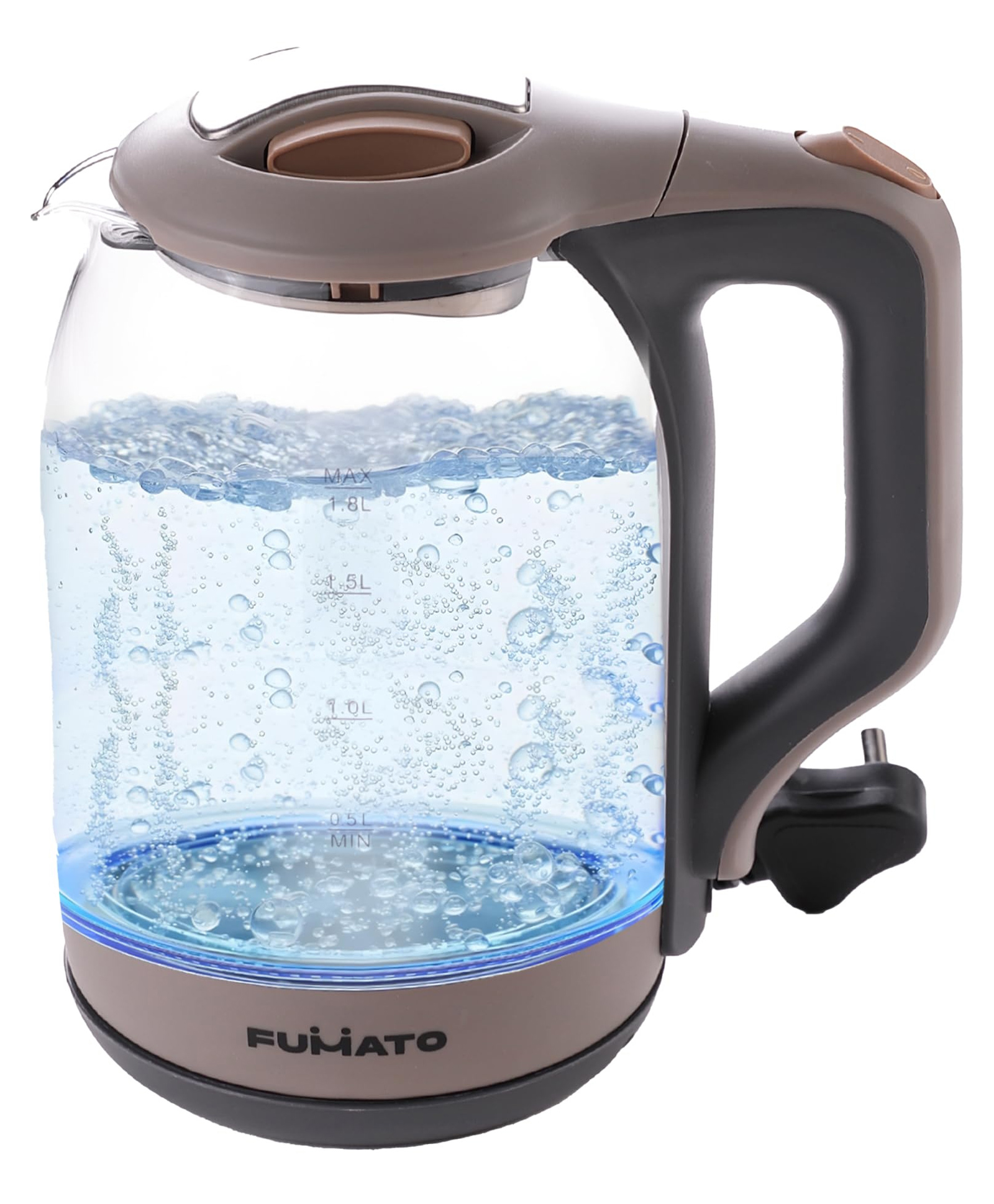Fumato Glass Electric Kettle MW-KT04-Khaki-image-31