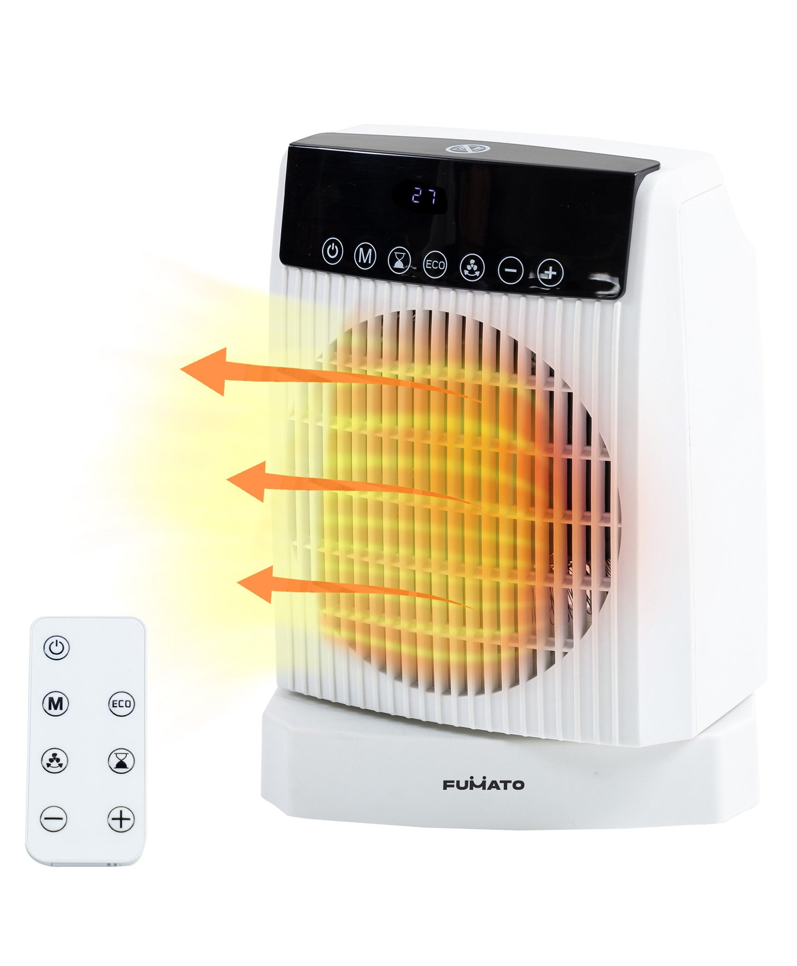 FUMATO FAN HEATER WHITE-2000WATT W-HF1735E-image-32