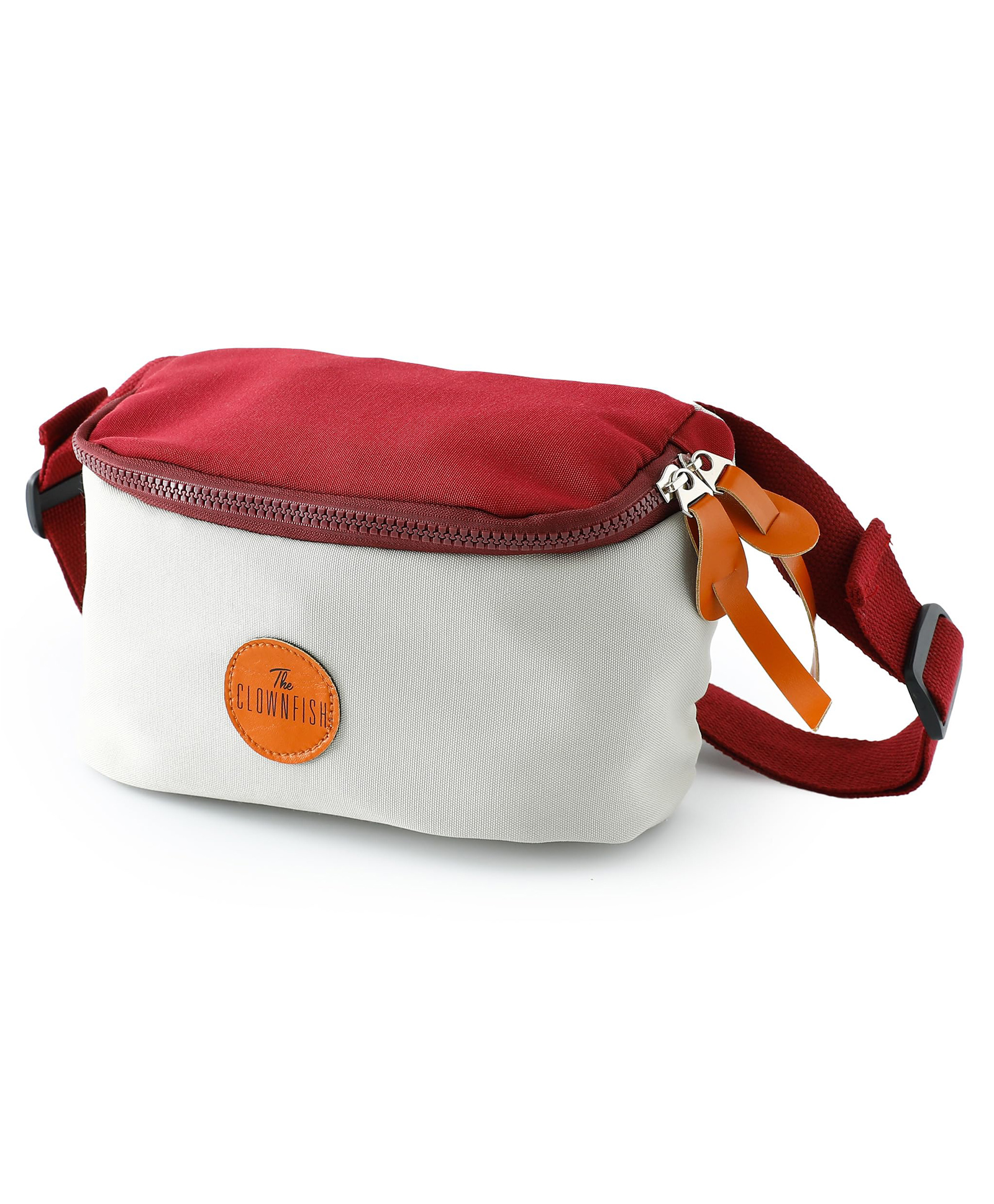 Multipurpose Cross body bag with Buckle |red+white| HFGC015RW-image-4