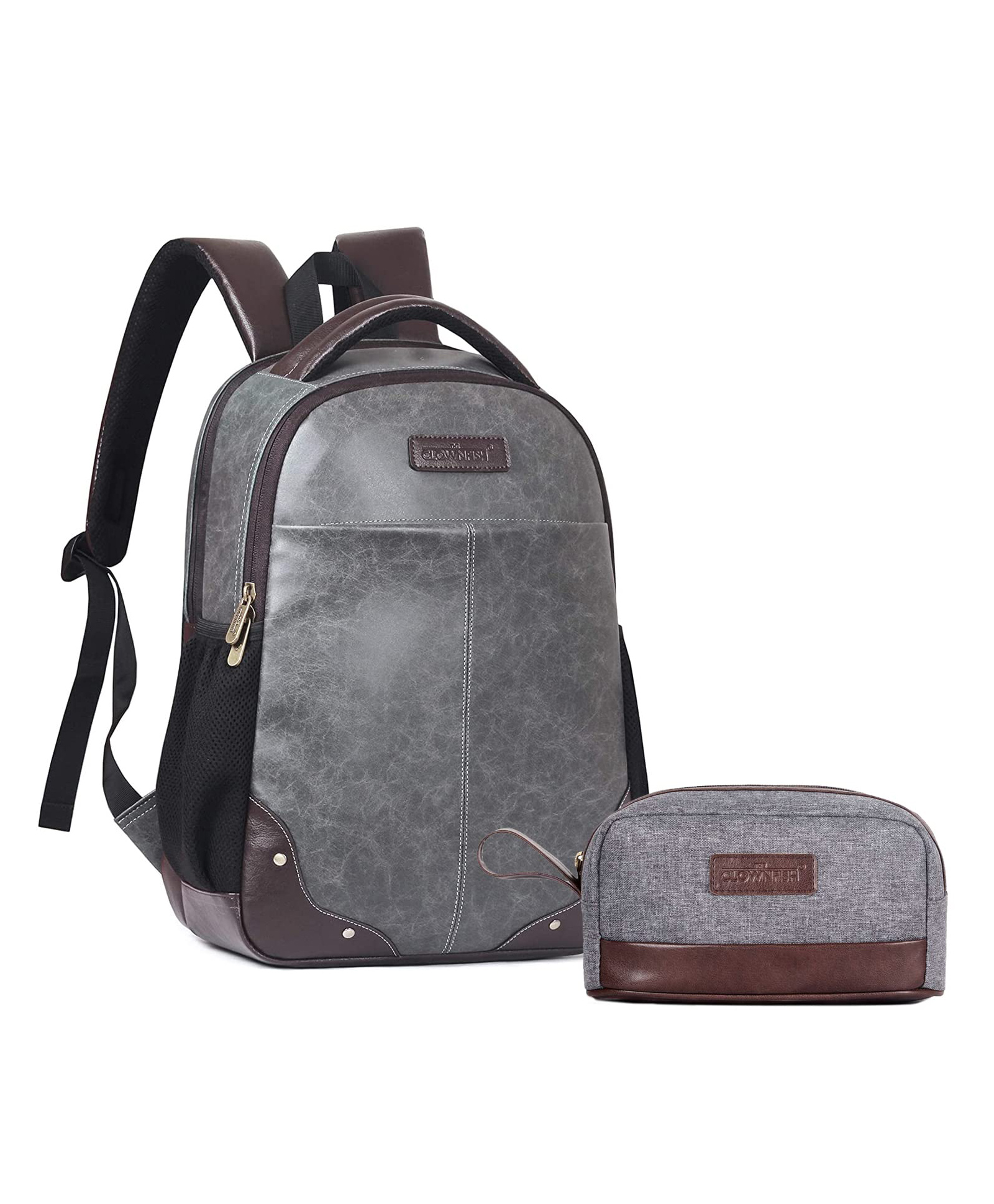 1 (TCFTKTP-AR-SPGRY)- The Clownfish Toiletry Kit For Unisex Adult -(Joll|1 (TCFBPFL-GA156GY1) THE CLOWNFISH 28 Ltrs 43 cm Laptop Backpack (TCFBPFL--image-32