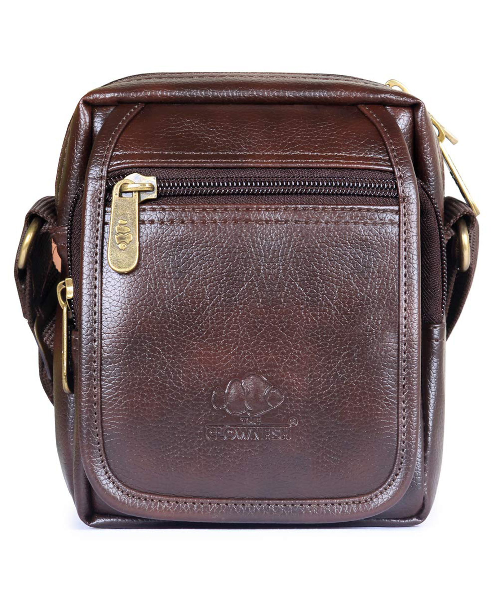 (TCFSLFL-ICHO9) The Clownfish Unisex-Adult Messenger Bag (Chocolate Brown)-picture-39