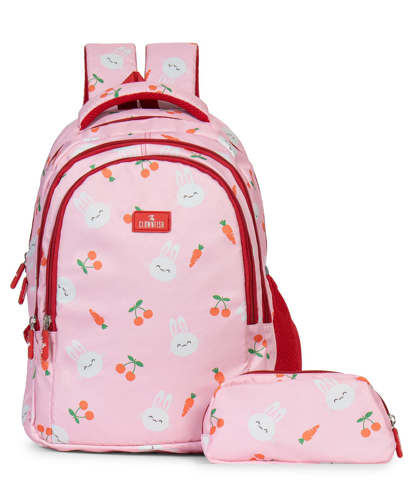 (Scholastic-New)- The Clownfish Scholastic Series Kids School Bag with Free Pencil Pouch - Pink-picture-14