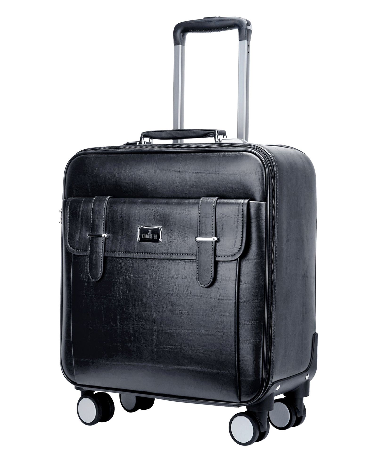 the clownfish (TCFSCVL-909-18INBL)- 909Trolley Luggage Bag | black | 18inch-picture-49