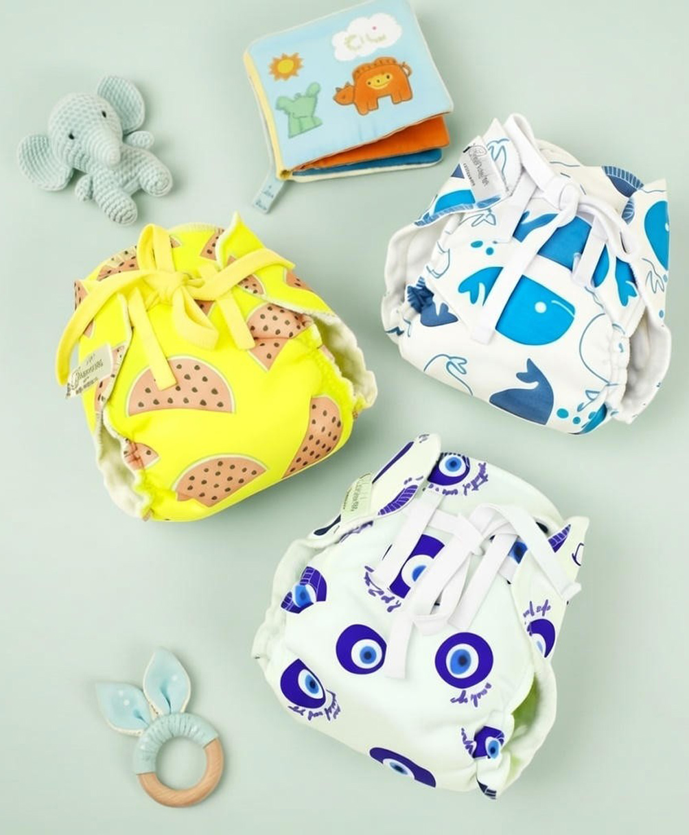 Snugkins Baby Langot & Nappies for Newborn Babies 0-6 Months Pack of 3-picture-44
