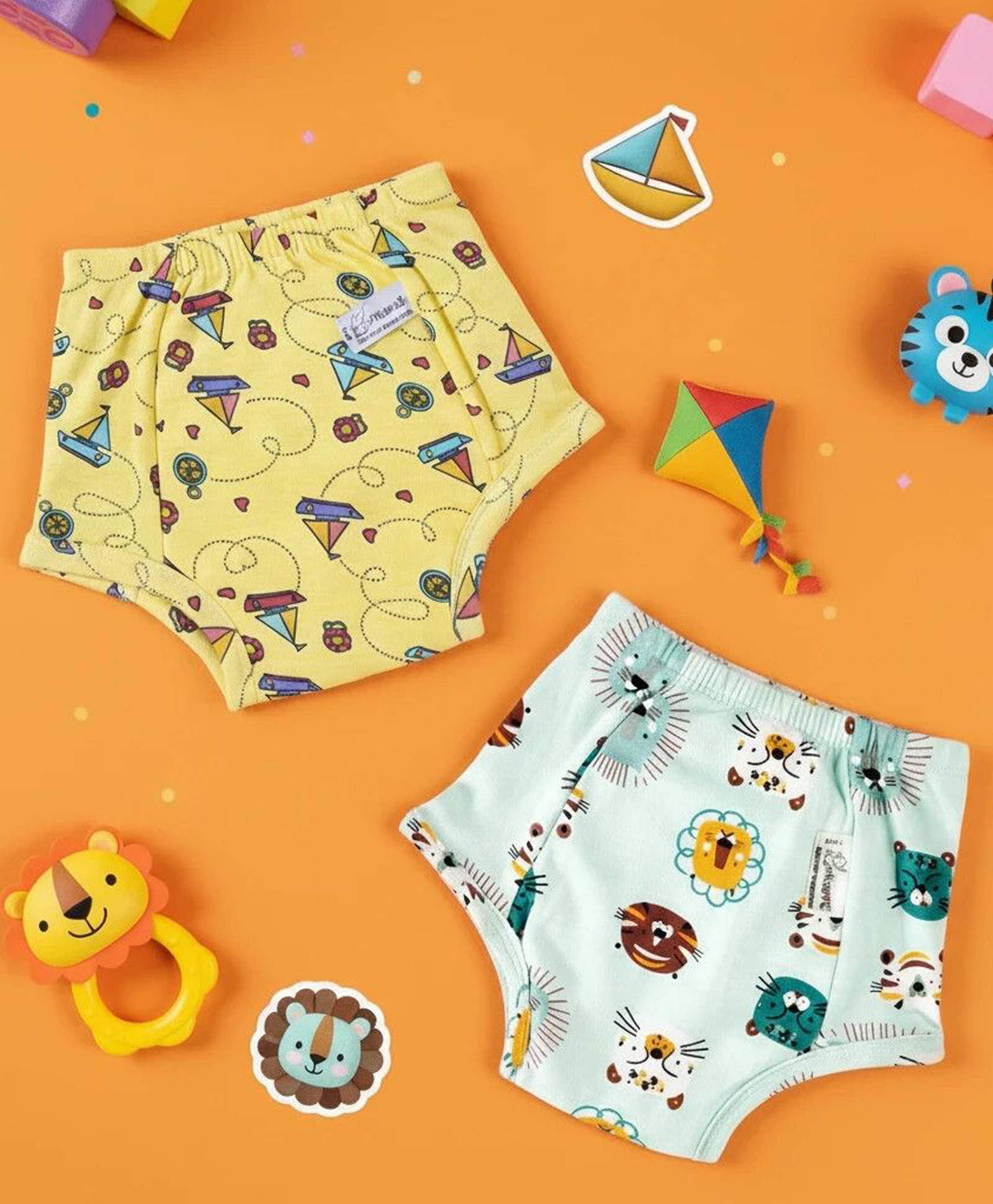 Snugkins Padded Potty Training Underwear for Babies & Toddler 7-8 years Pack of 2-picture-46