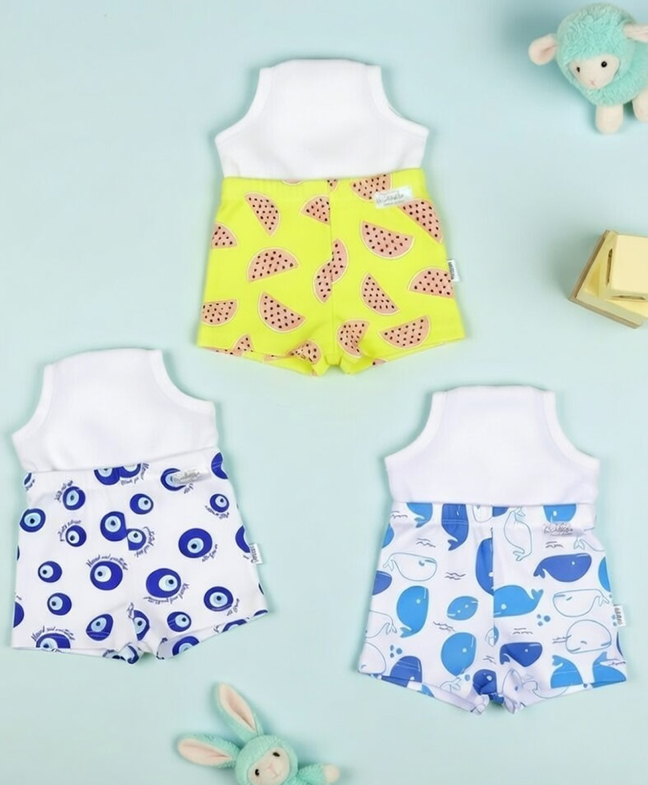 Snugkins Padded Potty Training Shorts for Babies & Toddler 2-3 years Pack of 3-picture-19