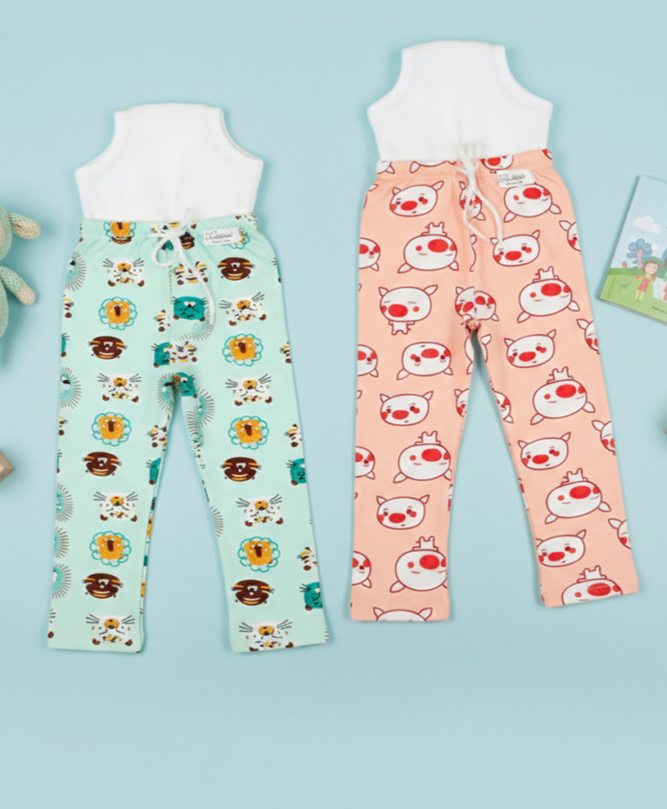 Snugkins Padded Potty Training Pajama for Babies & Toddler 2-3 years Pack of 2-picture-41
