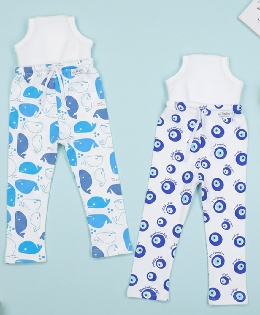 Snugkins Padded Potty Training Pajama for Babies & Toddler 1-2 years Pack of 2-picture-23