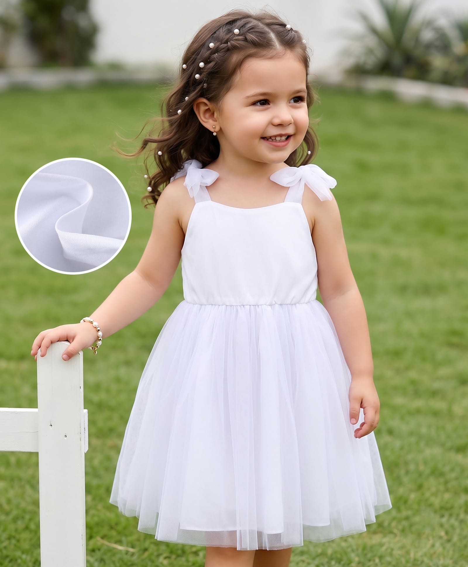 Mark & Mia Sleeveless Solid Party Dress - White-image-48