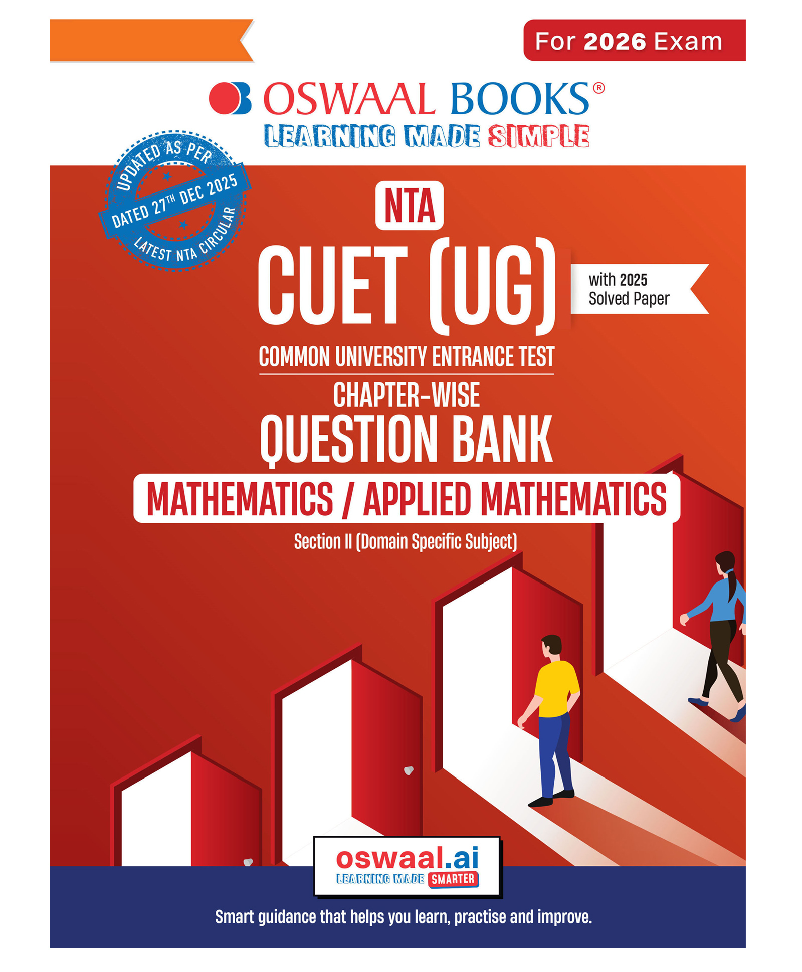 OSWAAL BOOKS NTA CUET (UG) Chapter-wise Question Bank Mathematics/Applied Mathematics For 2026 Exam (as per latest 27 Dec., notification) | PYQs & 850+ NCERT aligned MCQs |With Oswaal AI-picture-34