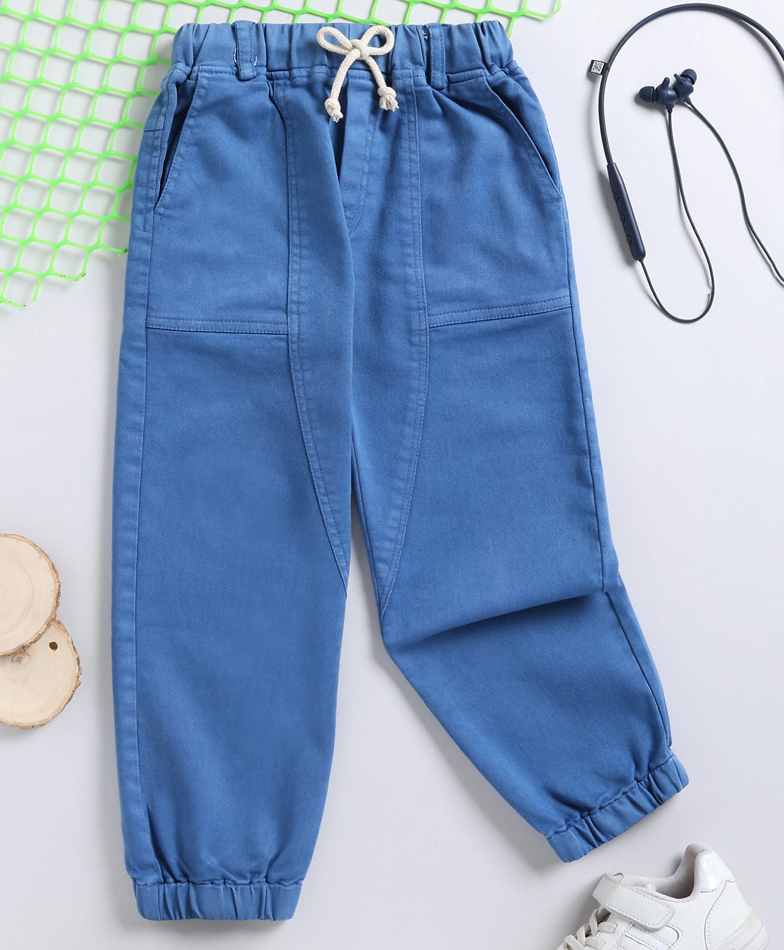 TOONYPORT Denim Woven Solid Jeans - Blue-image-26