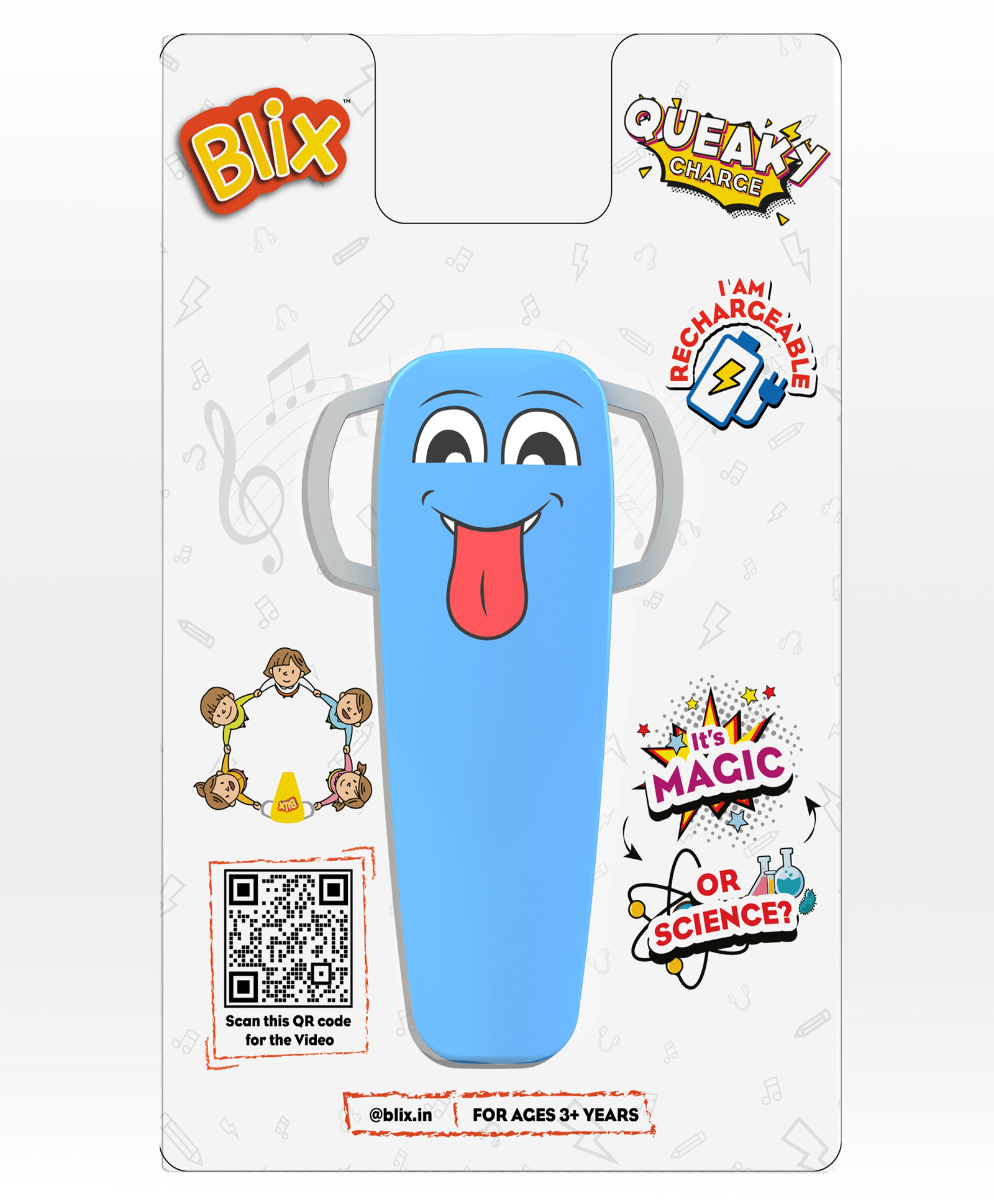 Zephyr Blix Queaky Charge STEM Learning Toy - Blue-picture-23