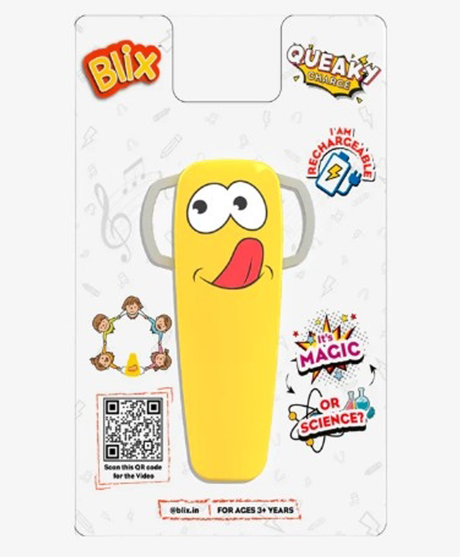 Zephyr Blix Queaky Charge STEM Learning Toy - Yellow-picture-40
