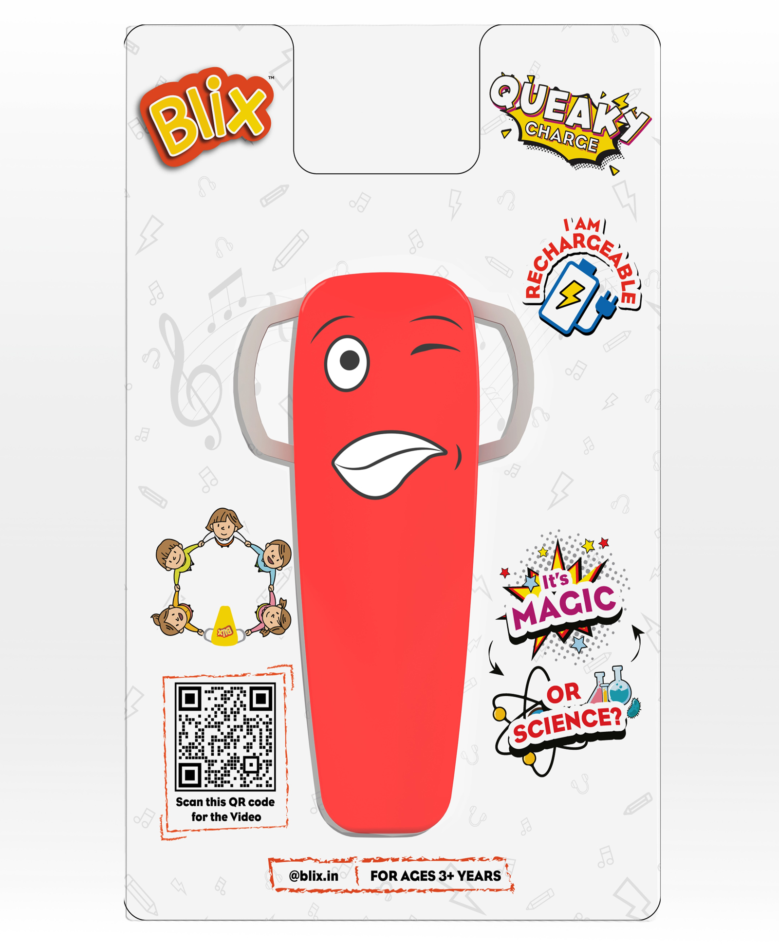 Zephyr Blix Queaky Charge STEM Learning Toy - Red-picture-39