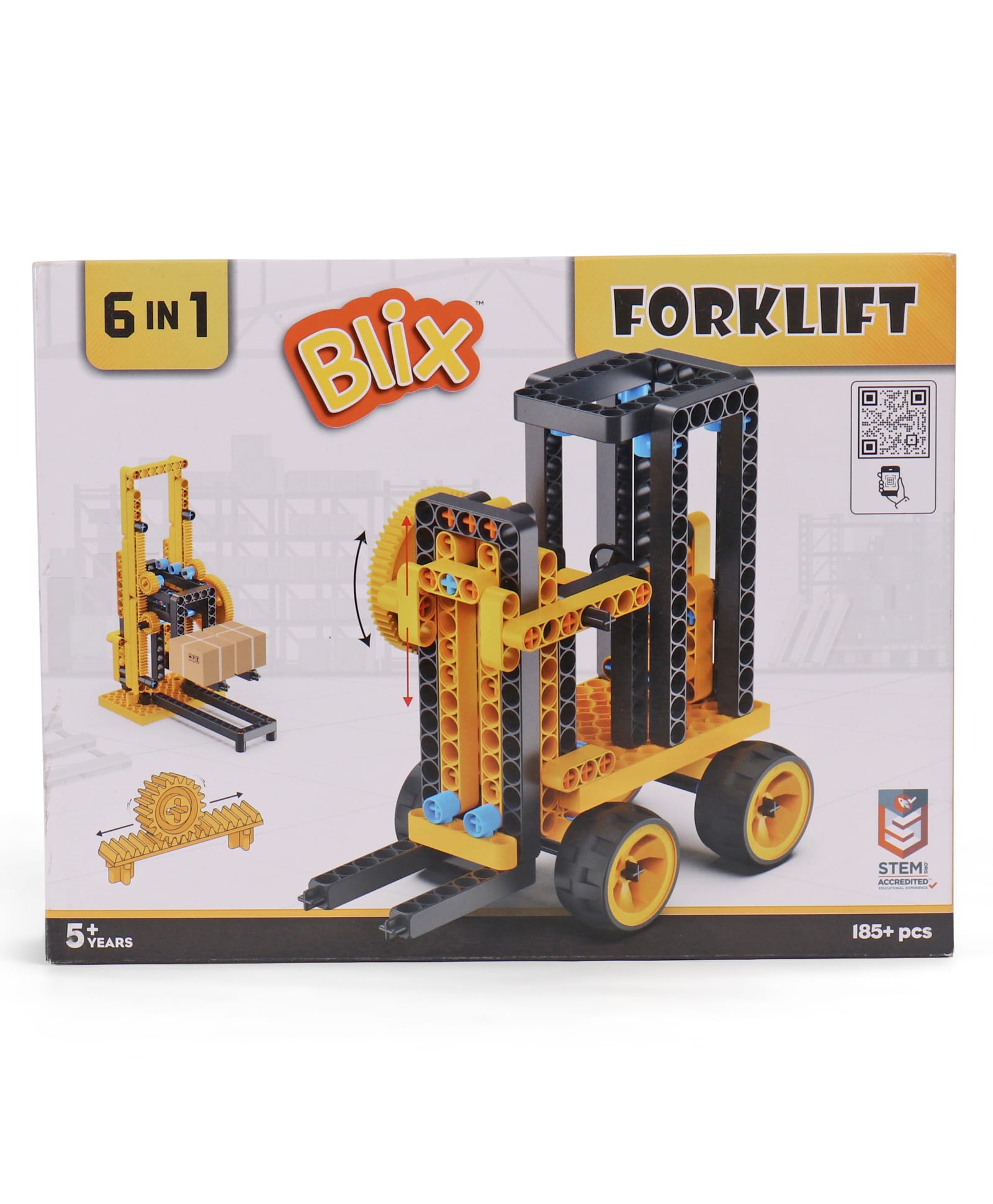 Blix Forklift 6 In 1 Building Block Set - Multicolour-image-31