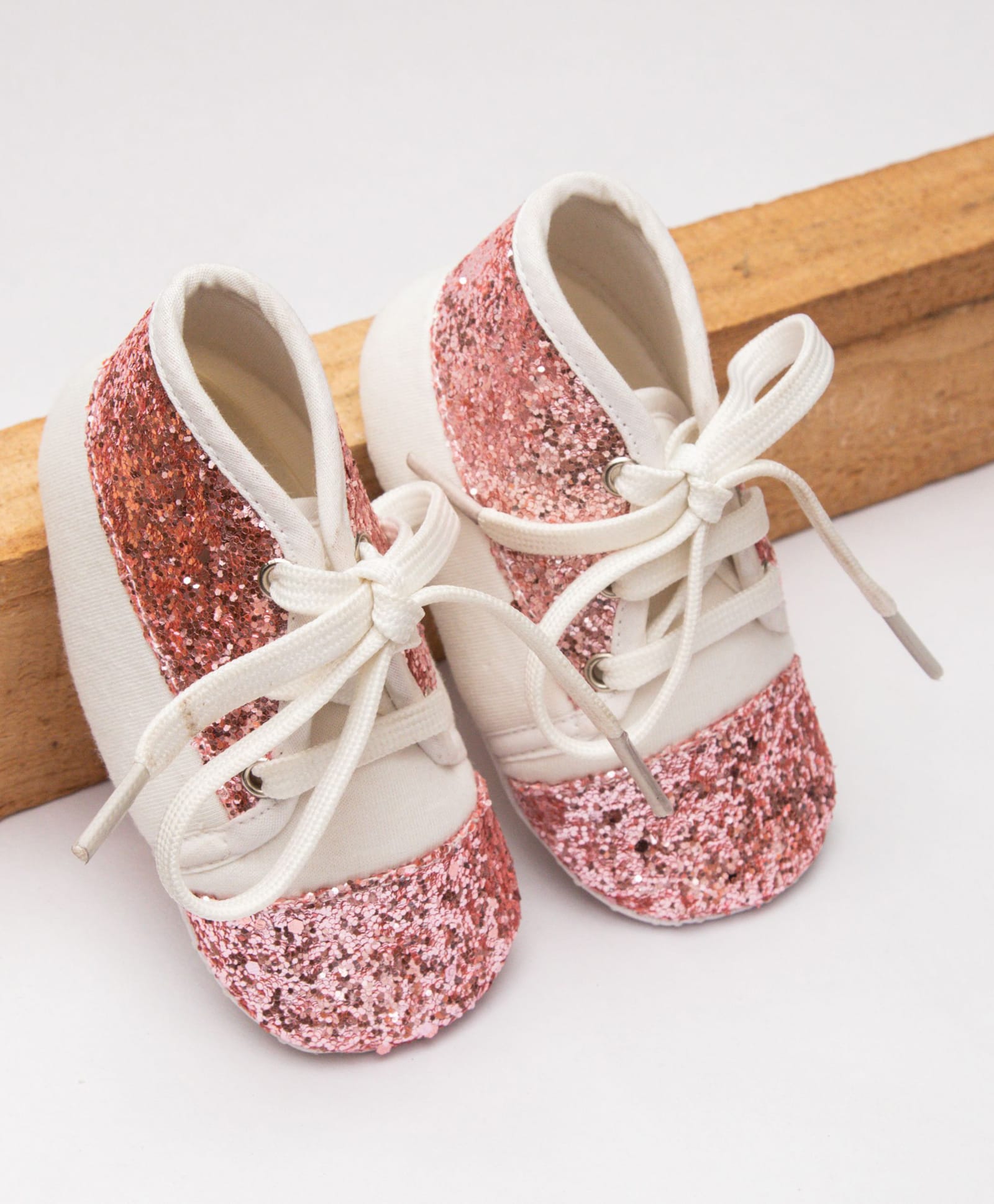 Daizy Sequins Embellished Lace Up Booties - White-image-25