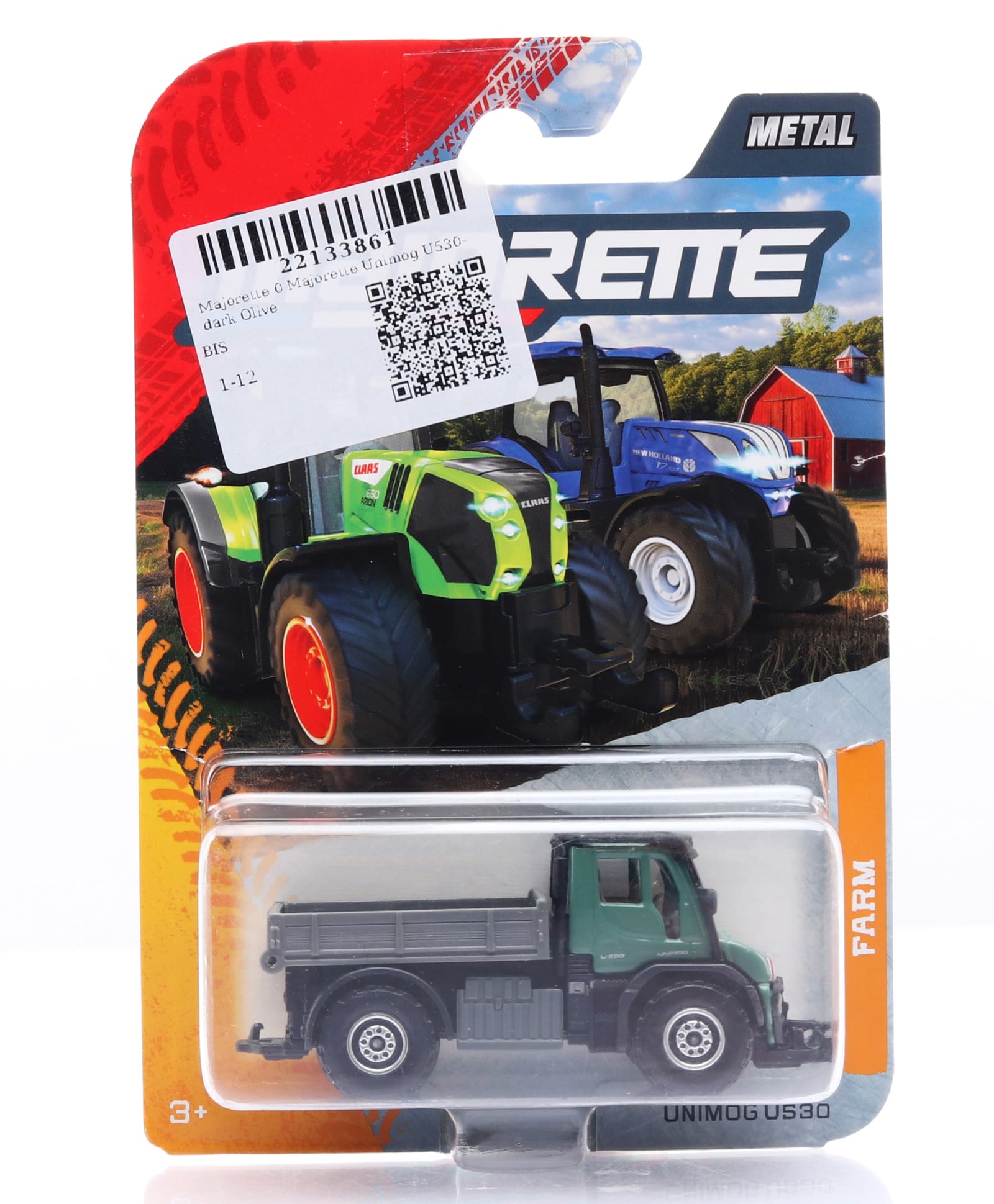Majorette Unimog u530 DieCast Free Wheel Moving Truck -Dark Olive-image-43