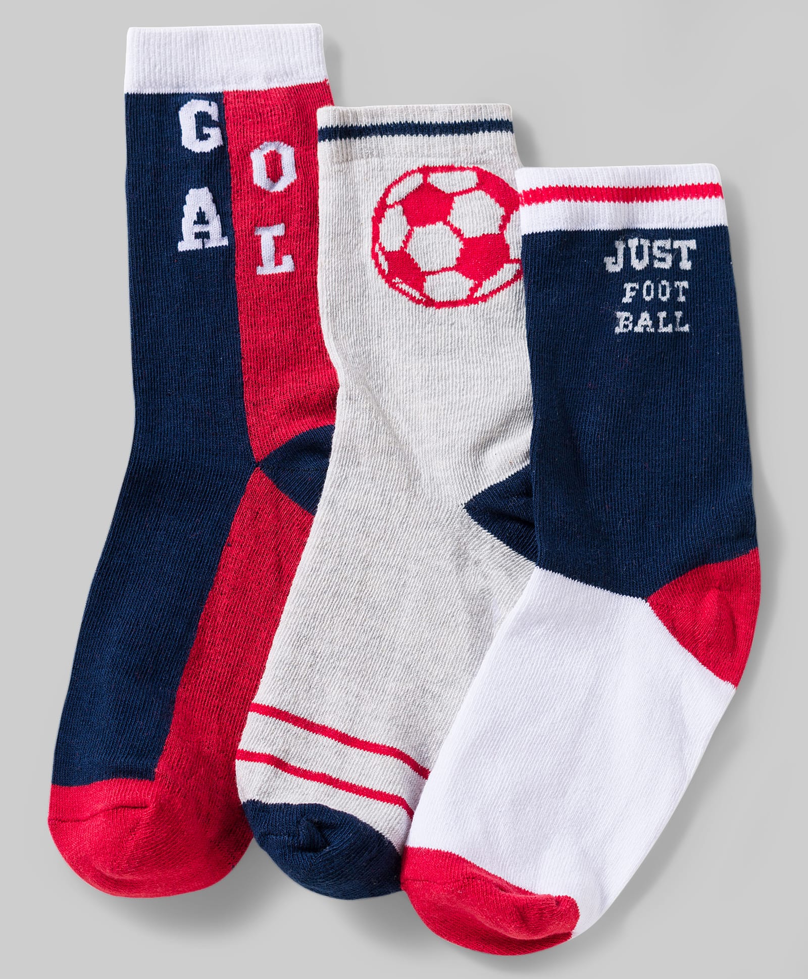 Pine Kids Cotton Knit Ankle Length Socks With Sports Theme Design Pack Of 3 ( Colour May Vary )-picture-15