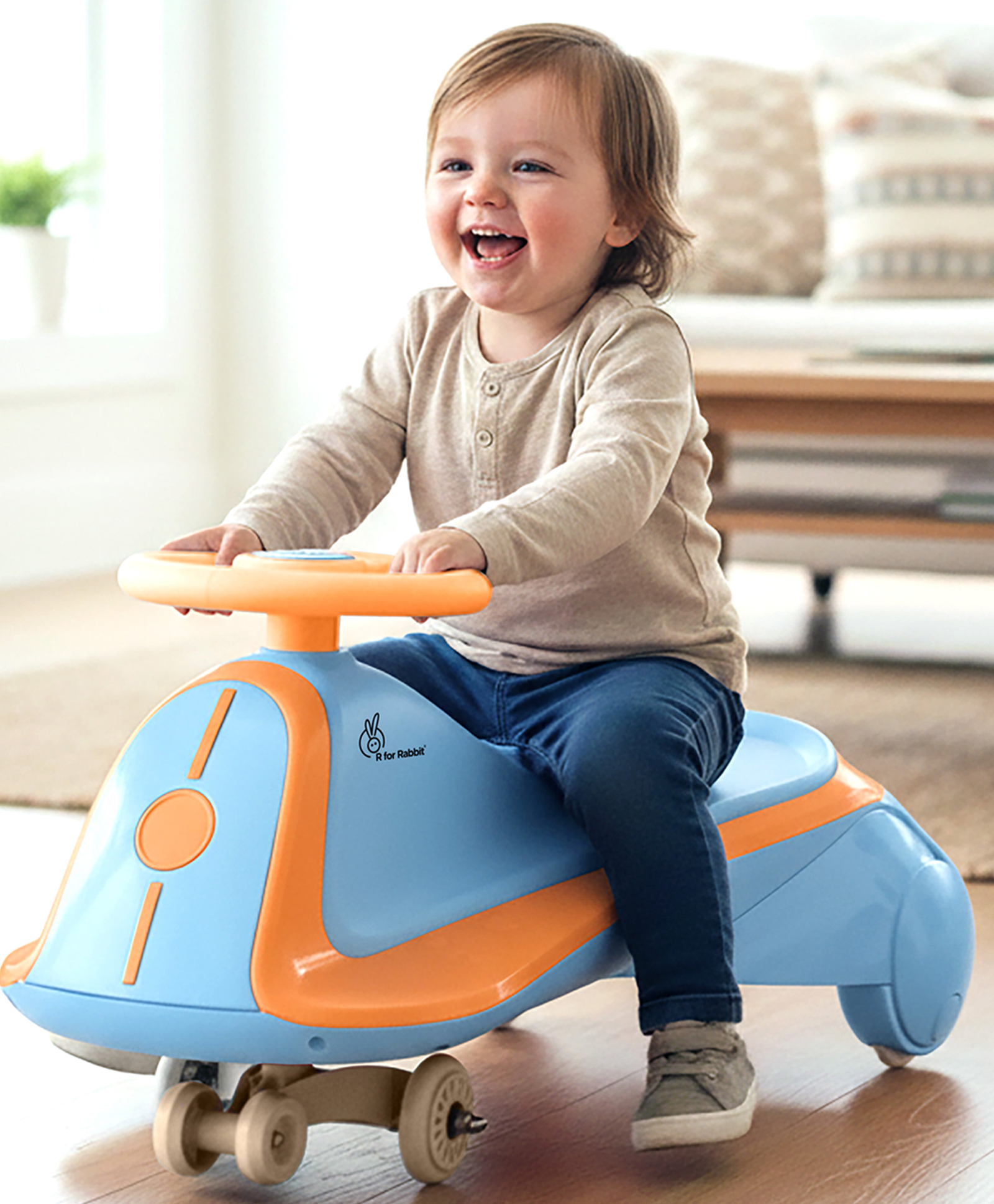 R For Rabbit Iya Sportz Ace Ride-on Scooter - Blue & Orange-picture-39