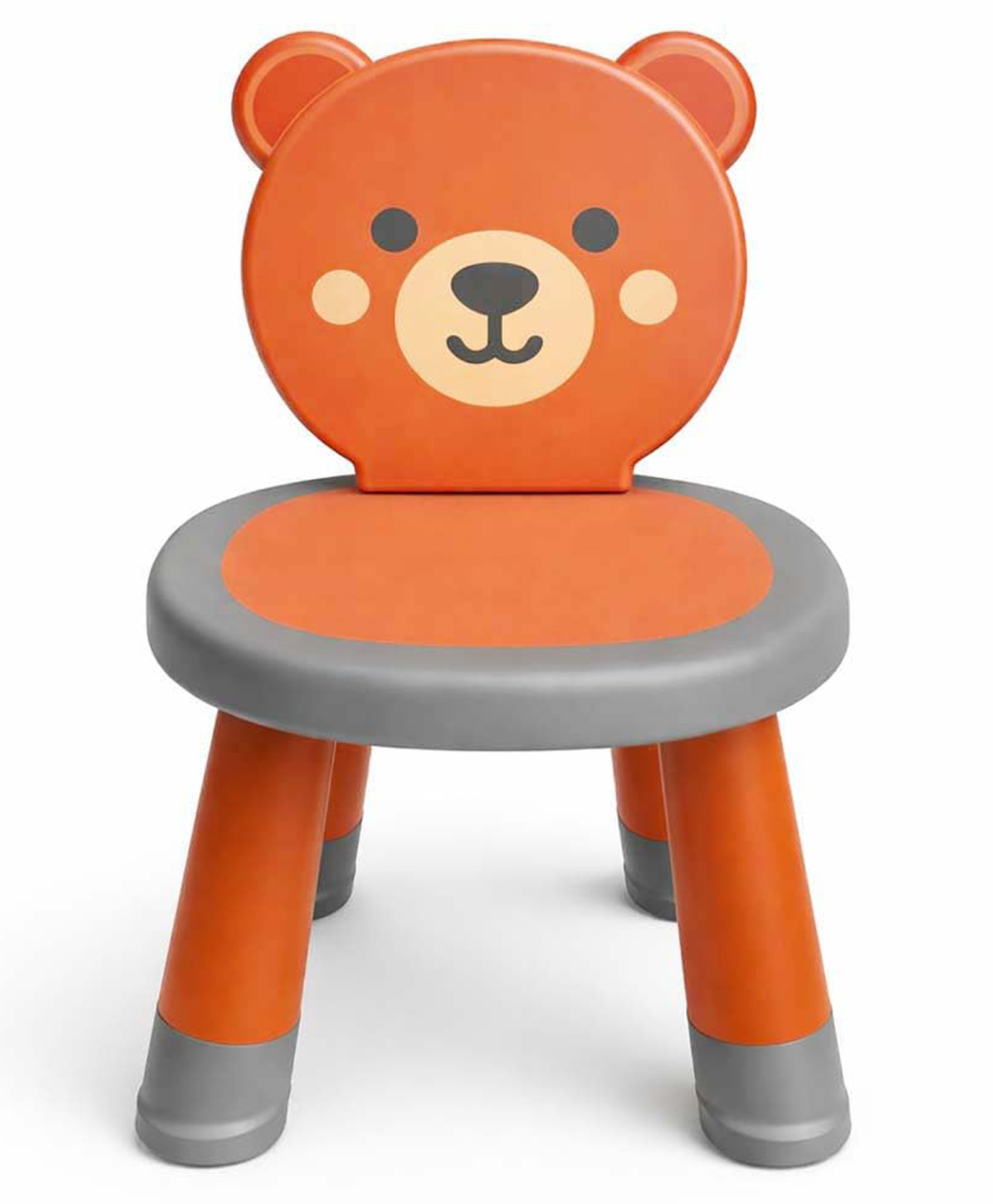De Jure Fitness Detachable Baby Bear Chair for Kids | Cute Bear Design | Lightweight Plastic Study Seat for Toddlers 1-5 Years | Non-Slip Base, High Backrest, Easy Assembly Kids Chair-picture-19