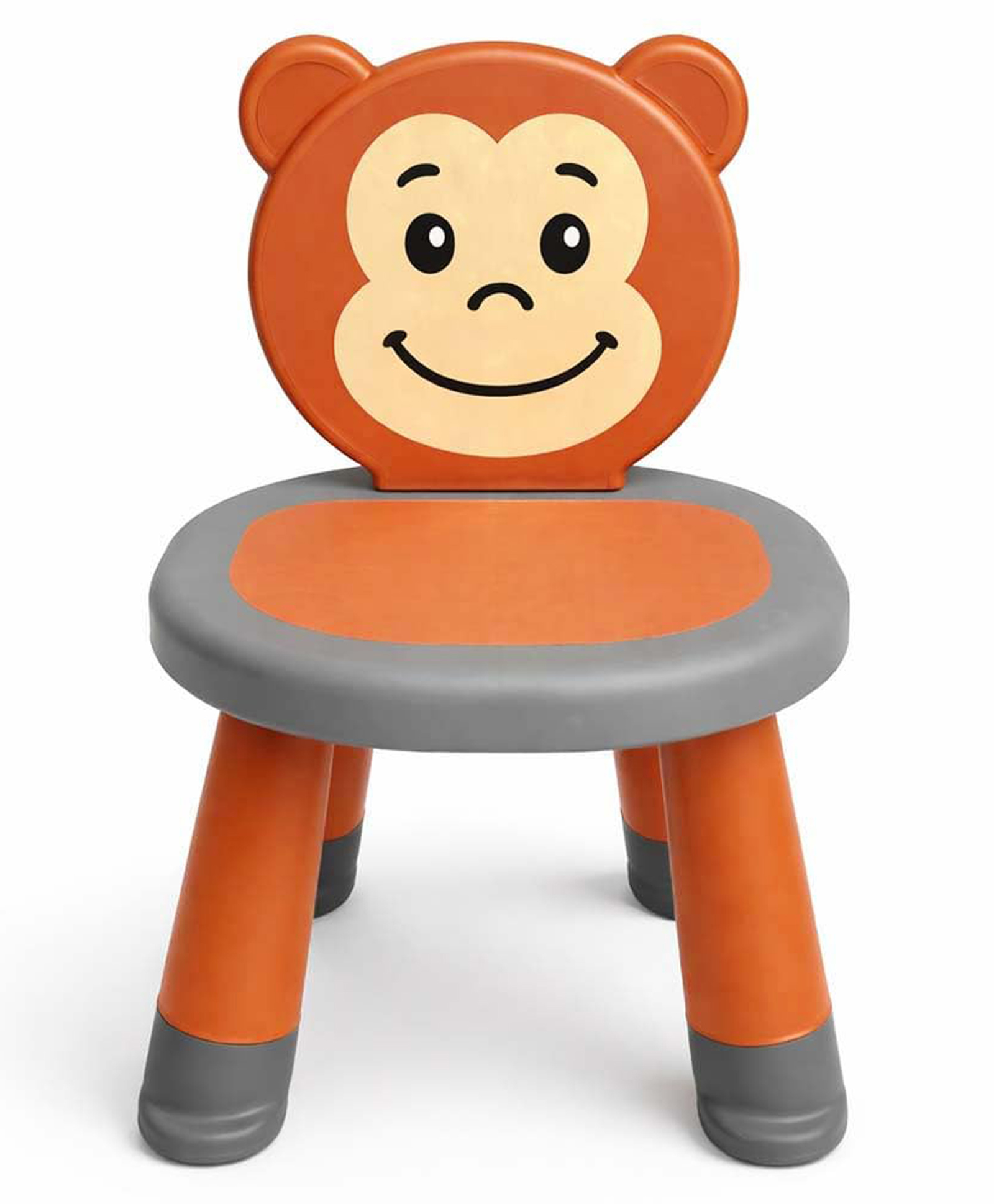 De Jure Fitness Detachable Baby Monkey Chair for Kids | Cute Monkey Design | Lightweight Plastic Study Seat for Toddlers 1-5 Years | Non-Slip Base, High Backrest, Easy Assembly Kids Chair-picture-20