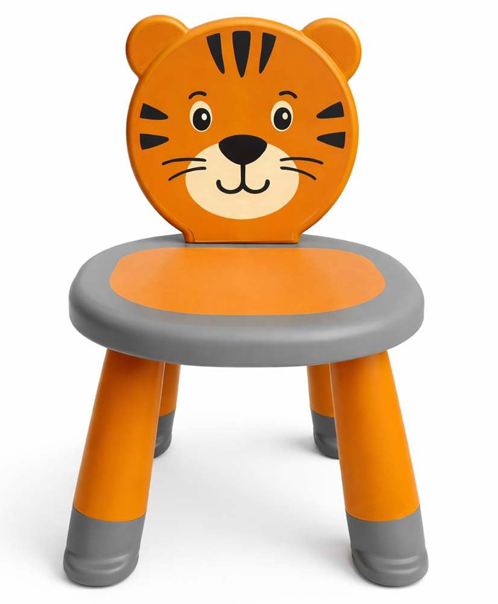 De Jure Fitness Detachable Baby Tiger Chair for Kids | Cute Tiger Design | Lightweight Plastic Study Seat for Toddlers 1-5 Years | Non-Slip Base, High Backrest, Easy Assembly Kids Chair-picture-19
