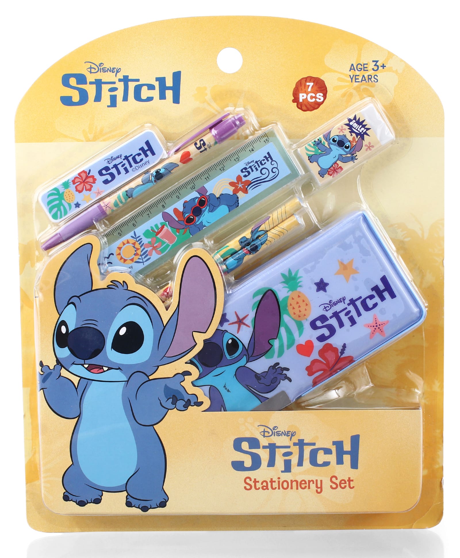 Disney Stitch Stationery Set Pack of 7 Pieces - Blue-picture-11