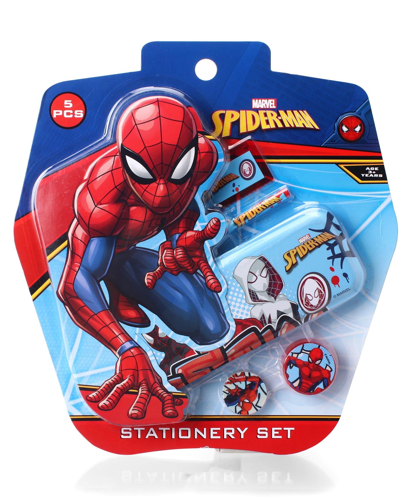 Spider Man Stationery Set Pack of 5 Pieces - Red & Blue-image-13