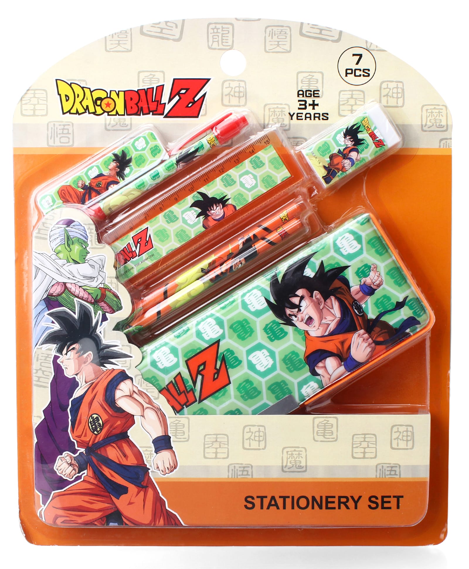 Dragon Ball Z Stationery Set Orange - Pack Of 7-image-24