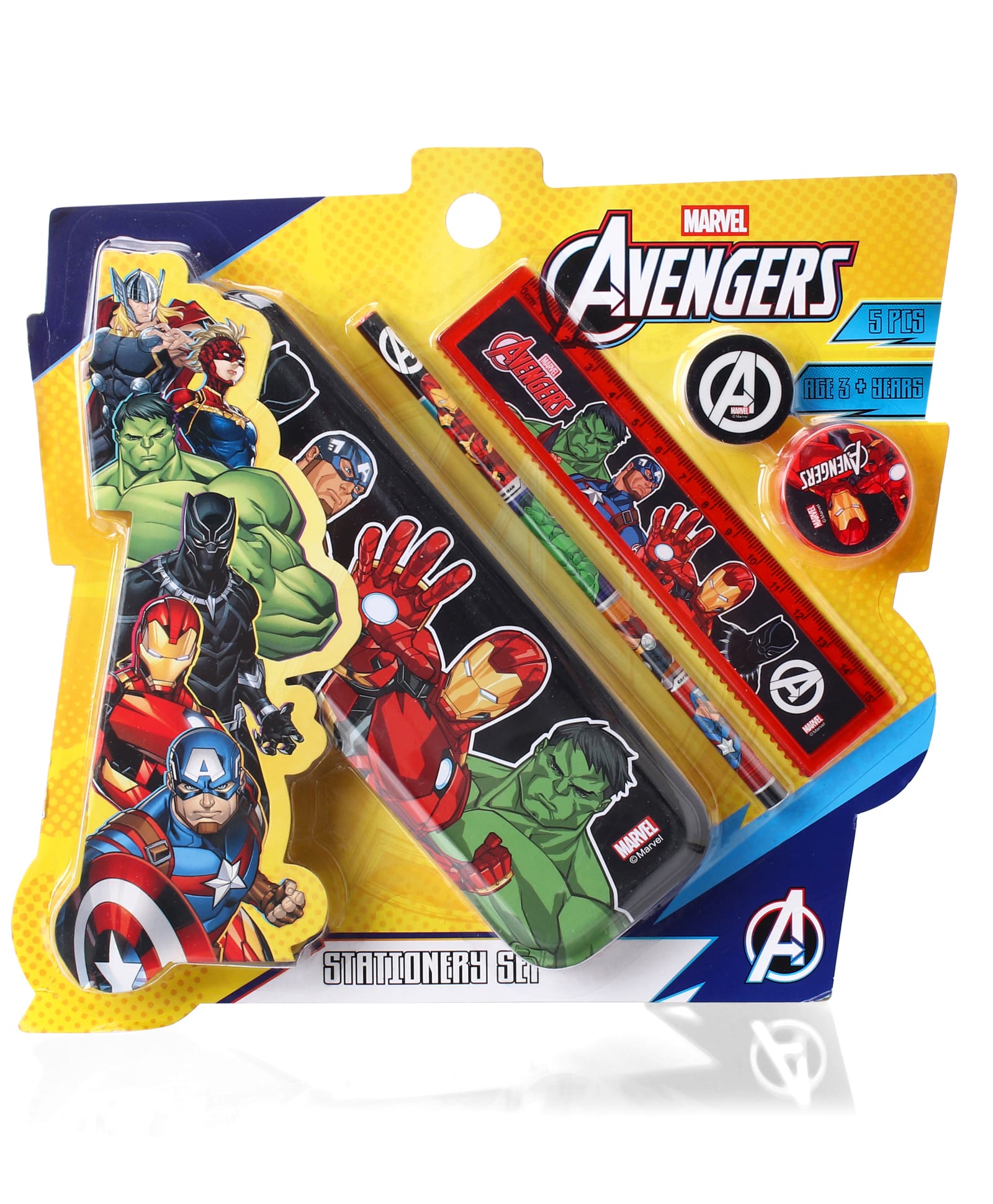 Avengers Themed Stationery Set of 5 Pieces - Multicolor-picture-14